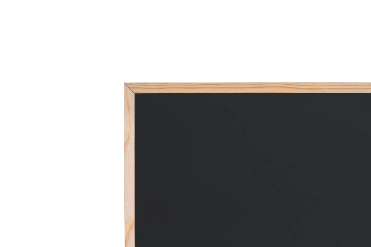Bi-Office Lavagna New Basic, 88.5 x 58.5 cm, Superficie Non Magnetica, Cornice In Pino Verniciato