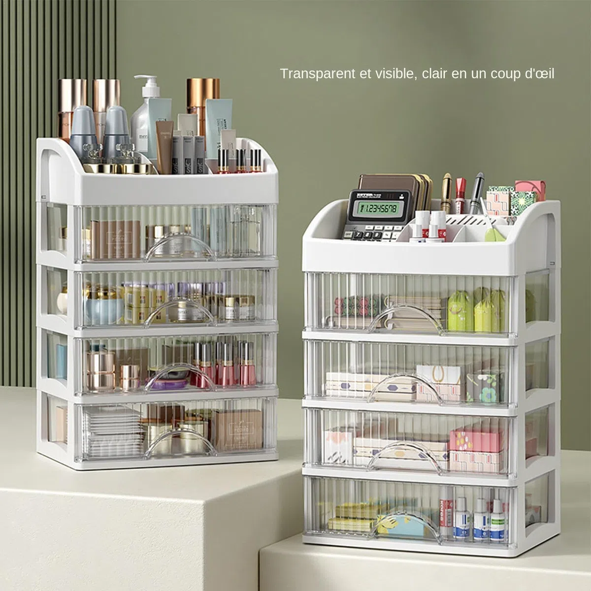 Jewelry Storage Drawers | Trasparente Desk Organizer | Tabletop Storage Cabinet, Drawer Desk Accessories Stationery Supplies Organizer Jewelry Drawer Cabinet Trasparente Tabletop Drawers
