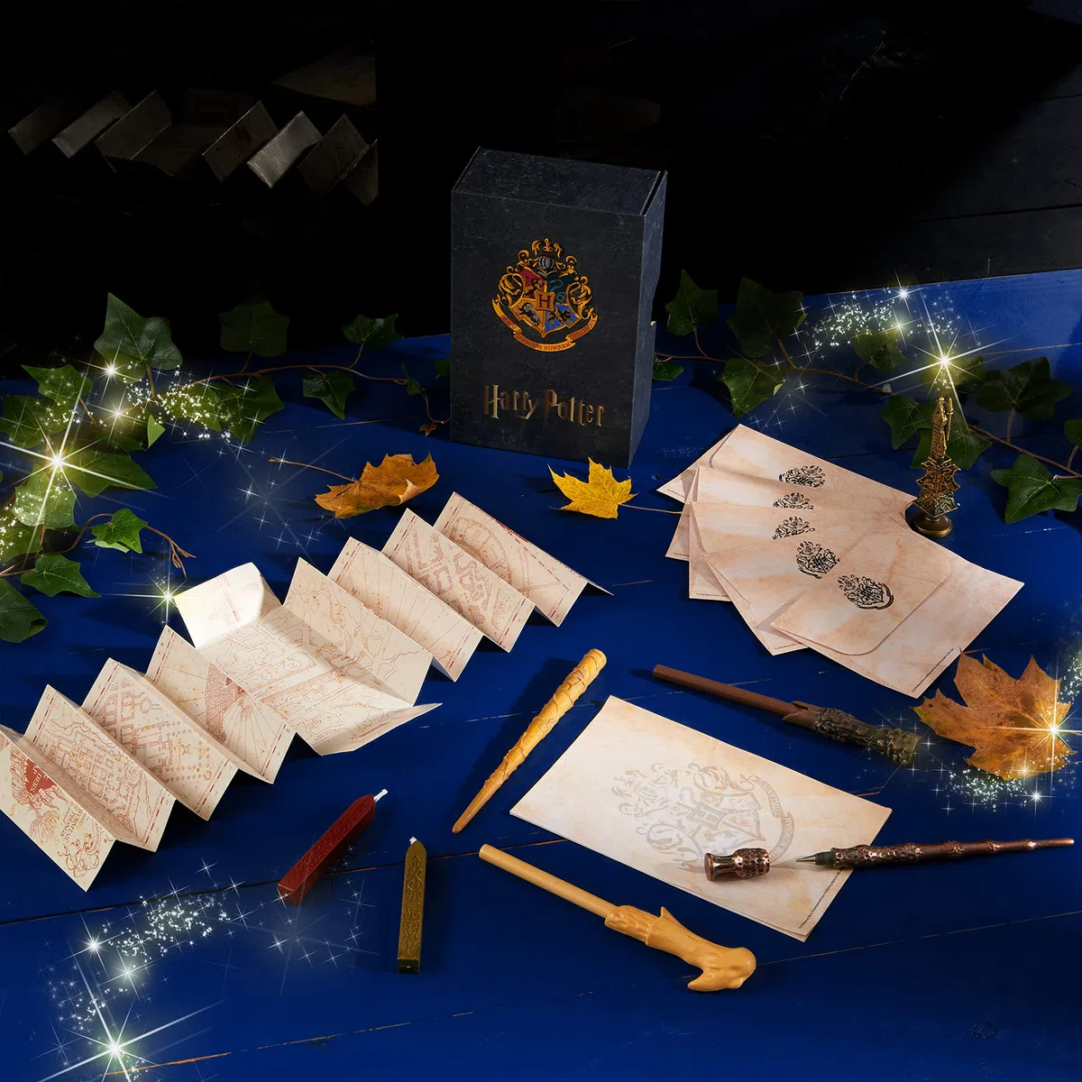 Harry Potter Cancelleria, Set Penna Bacchetta, Carta da lettere e Buste