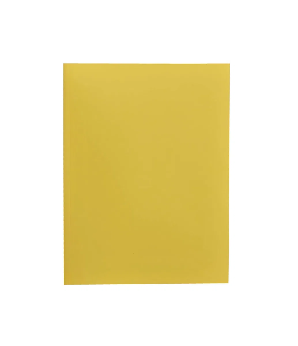 Alevar Cartelline Semplici in Cartoncino Bristol 270 gr, Formato 25x34 cm, Colore Giallo, Confezione da 50 Pezzi