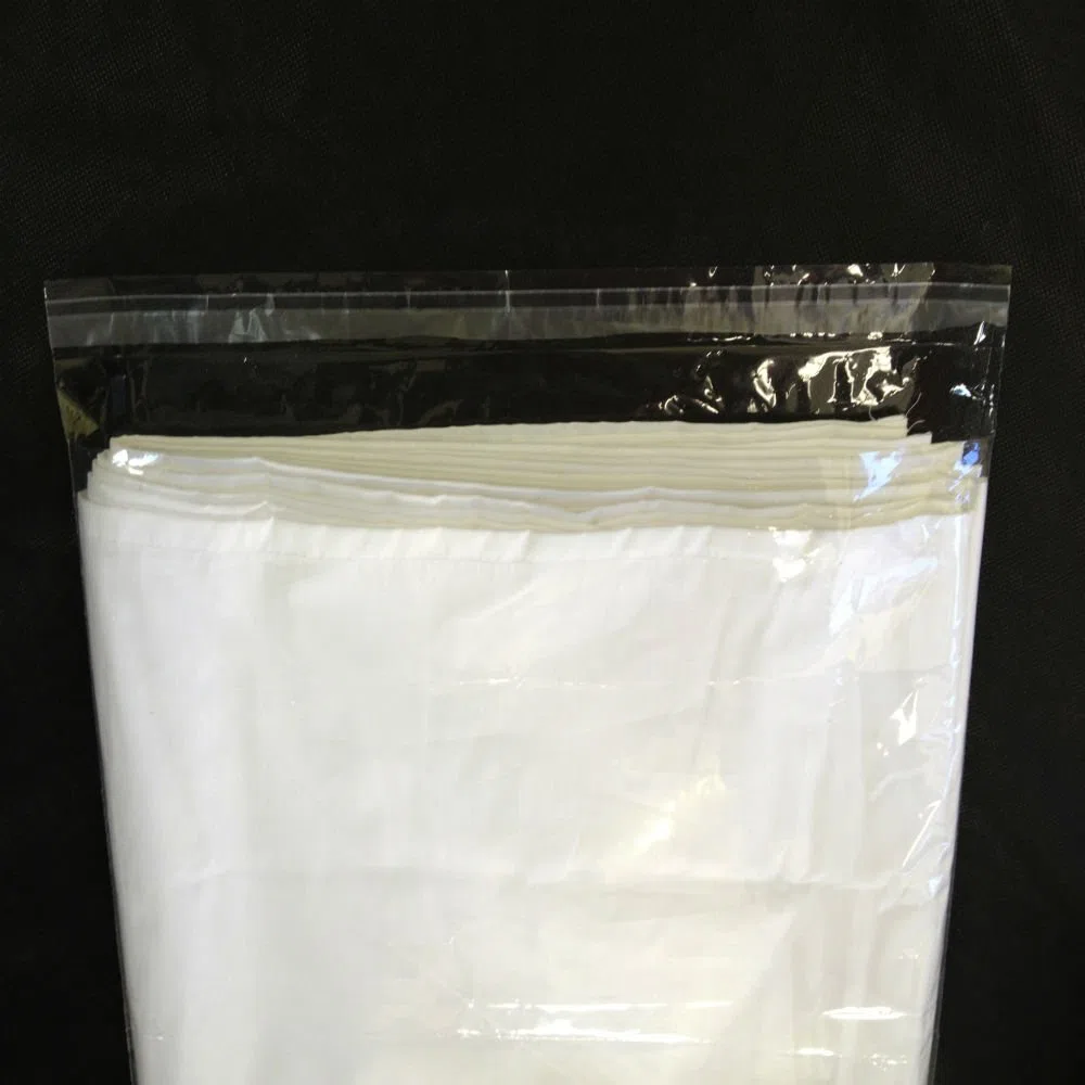 100 buste in plastica per indumenti/magliette, trasparenti, 30,4 x 38,1 cm
