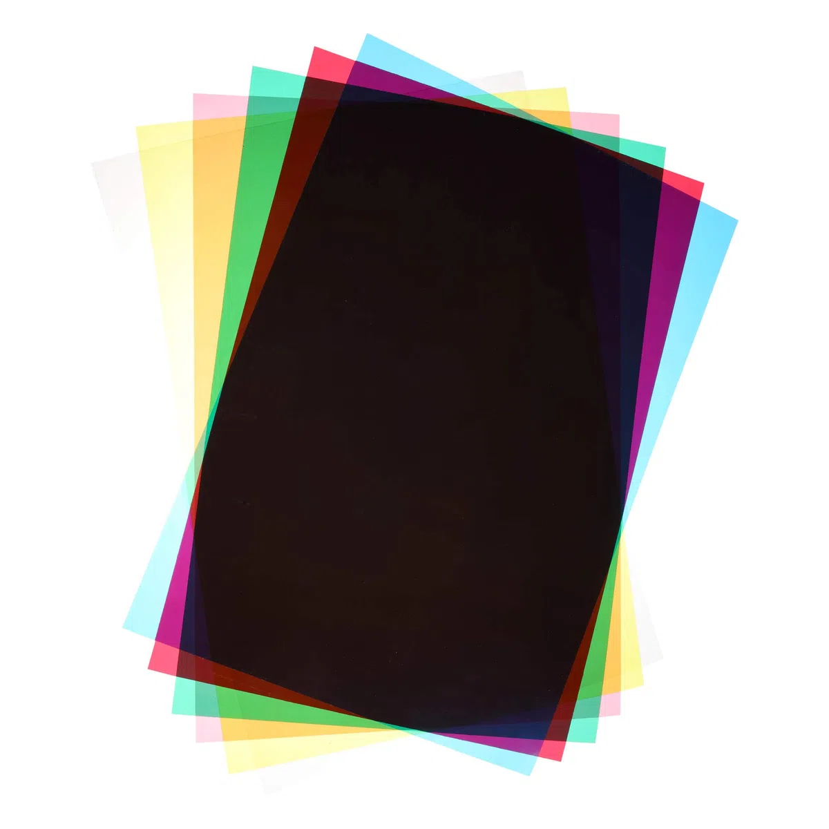 Fogli di acetato A3 OHP foglio di acetato trasparente pellicola di plastica filtro luce gel aiuto alla lettura spesso 100 micron aiuto alla lettura rosso, giallo, blu, rosa, verde, trasparente
