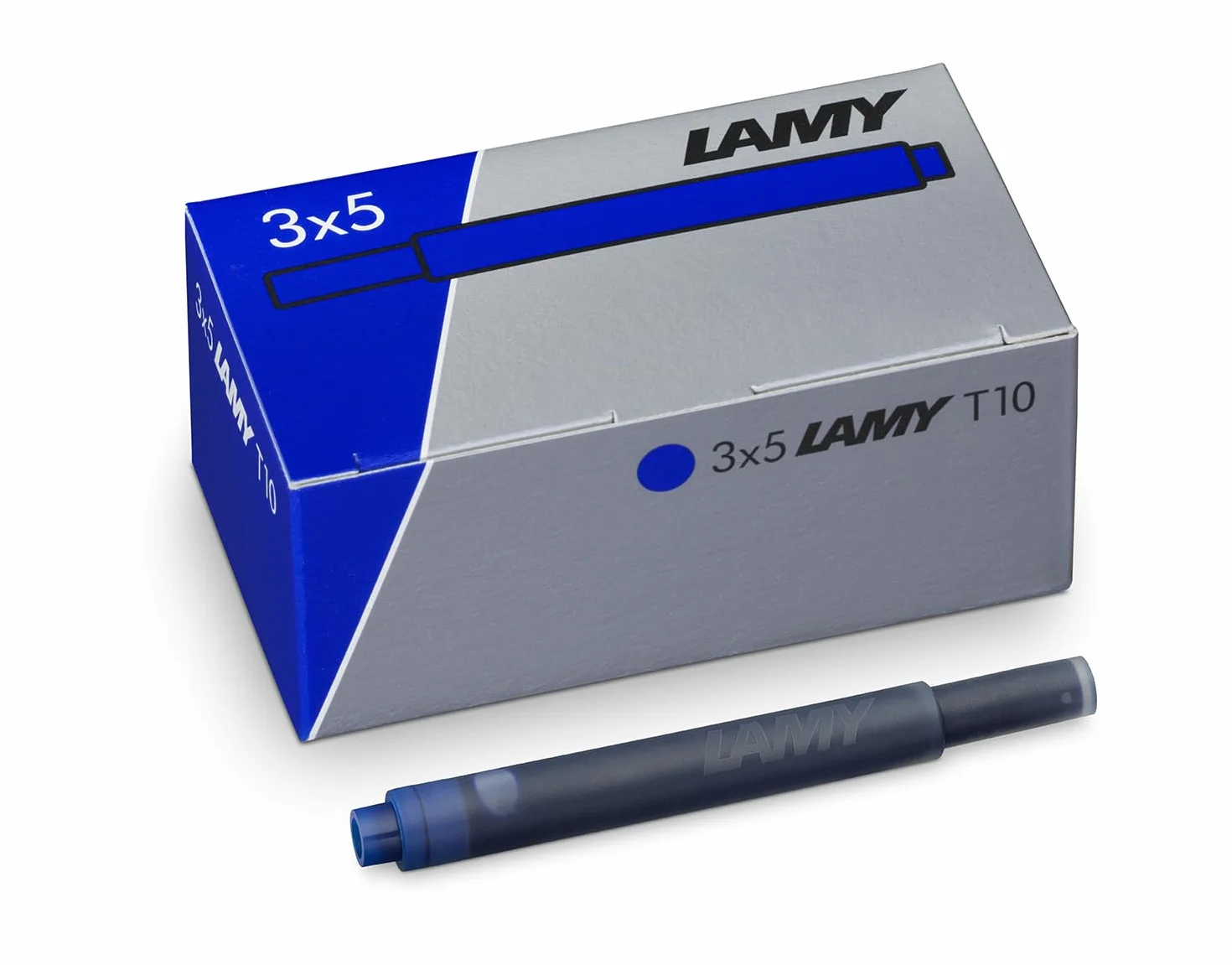 LAMY AL-star Set di 3 penne stilografiche in alluminio in tormalina con manico ergonomico e molla in acciaio lucido, tratto fine T10, set da 3 cartucce di inchiostro, originale cartone – inchiostro