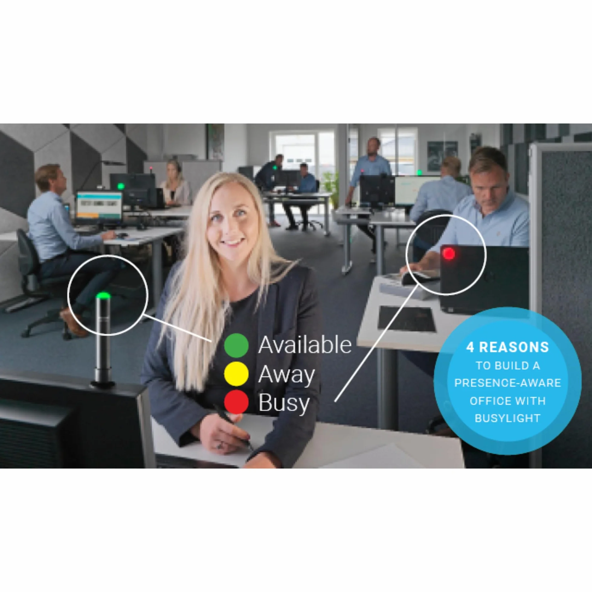 Busylight UC Omega 15410 - Indicatore di chiamata per Microsoft Lync e Skype per Business & Cisco