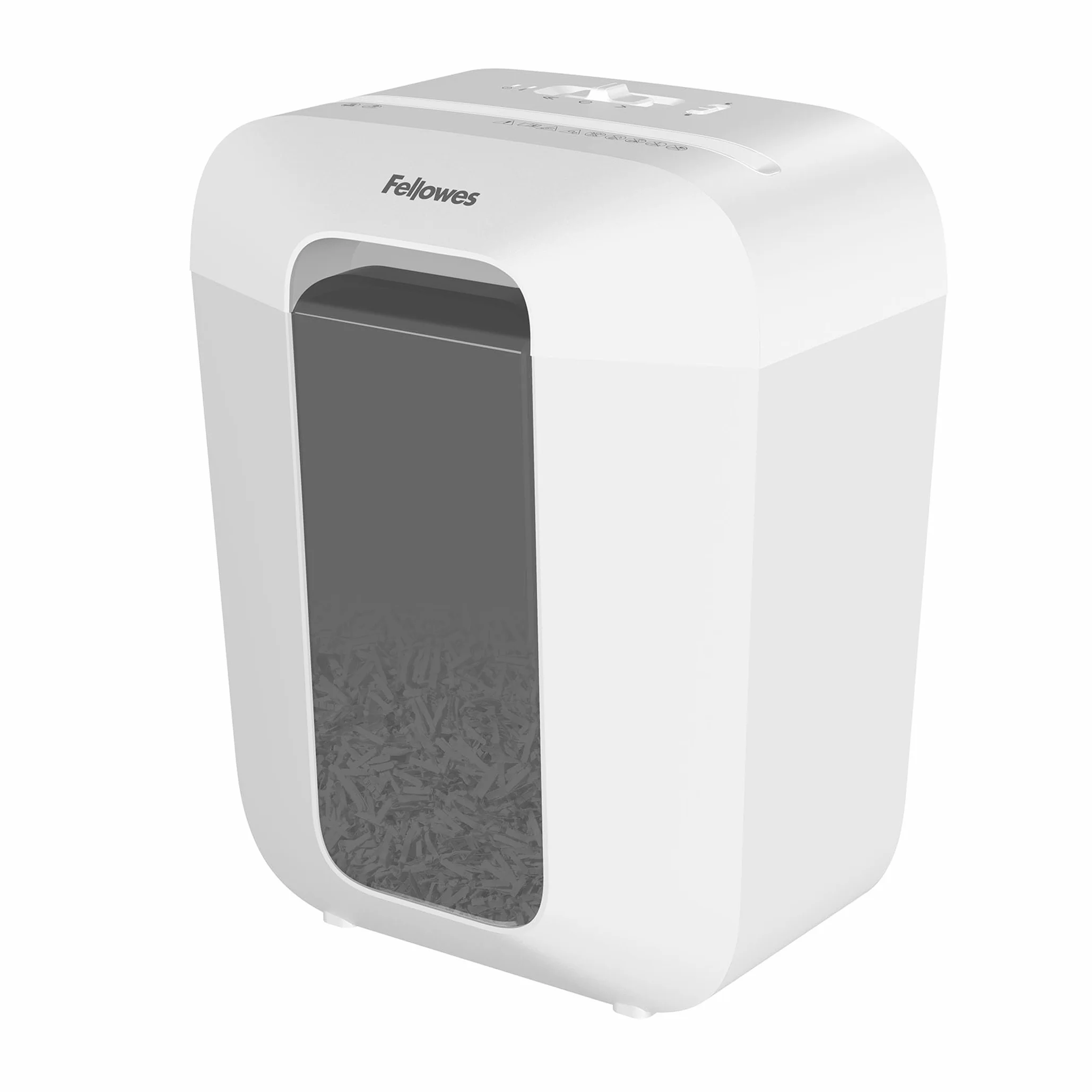 Fellowes FS-9C Distruggidocumenti, Taglio Incrociato, 9 Fogli, P4, Cestino 17L, Blocco di Sicurezza, 31 Fogli/Min, Alta Sicurezza per Casa e Ufficio, Silenzioso, Bianco