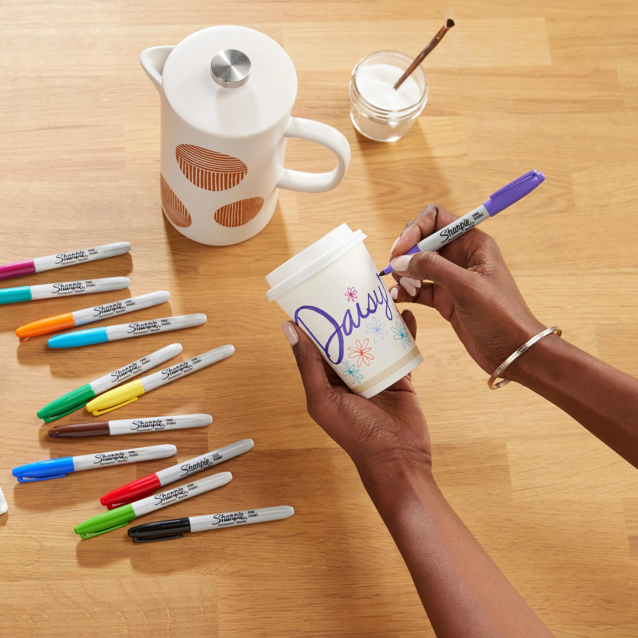 Sharpie Pennarelli indelebili | punta fine | divertenti colori assortiti | confezione da 18