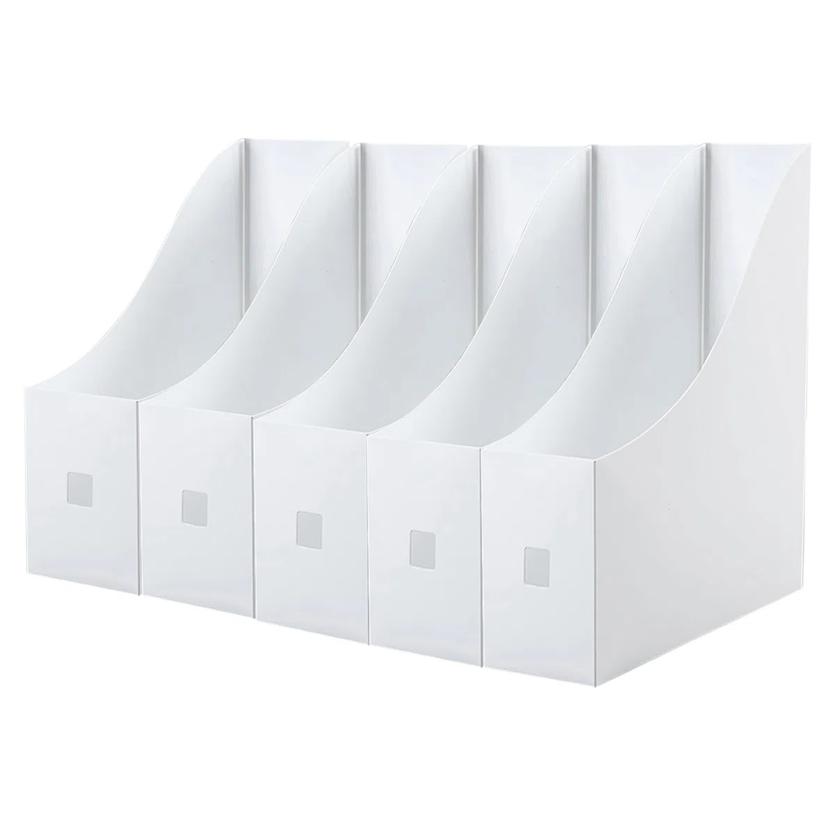 5 Pezzi Portariviste Ufficio, Portariviste in Plastica, Portariviste per File, Cartella pieghevole, per Dormitorio Scolastico Ufficio Archiviazione di File Domestici