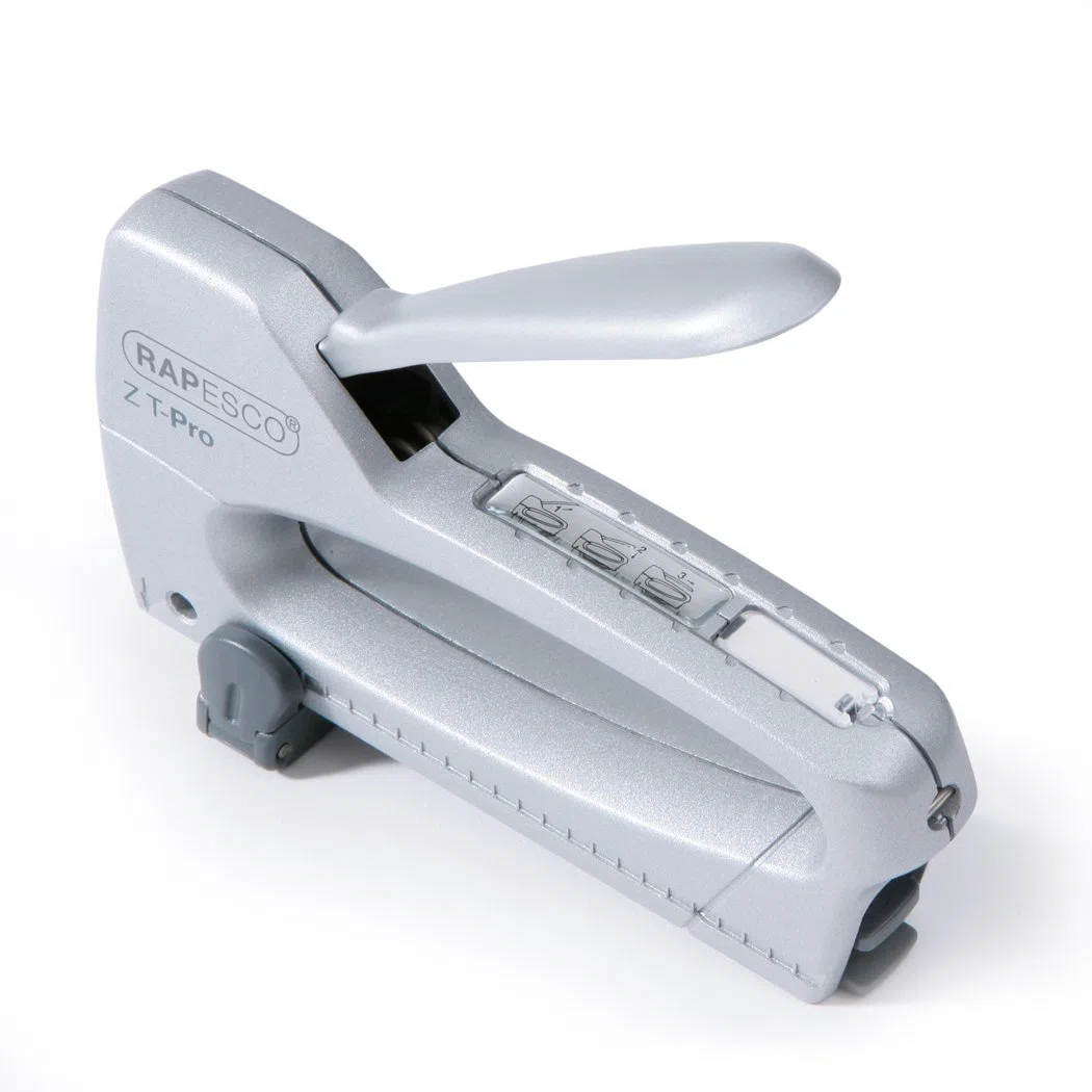 Rapesco 0930 Z T-Pro Fissatrice Manuale con 4000 Punti e Levapunti, Metallizzato