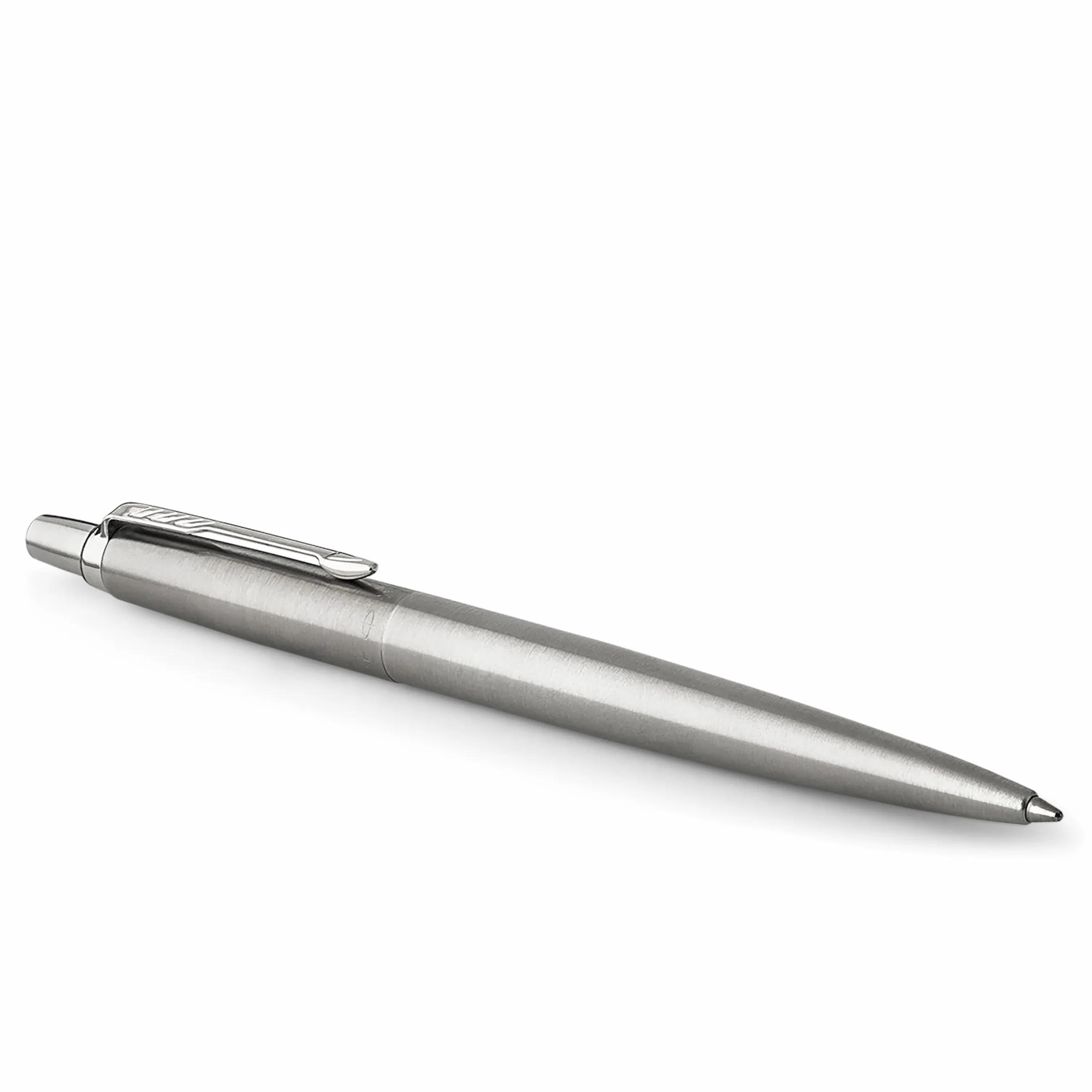 Parker Jotter Duo set regalo con penna a sfera e matita portamine (0,5 mm) | acciaio inossidabile con finiture cromate | ricarica di inchiostro blu | Materiale scolastico | confezione regalo
