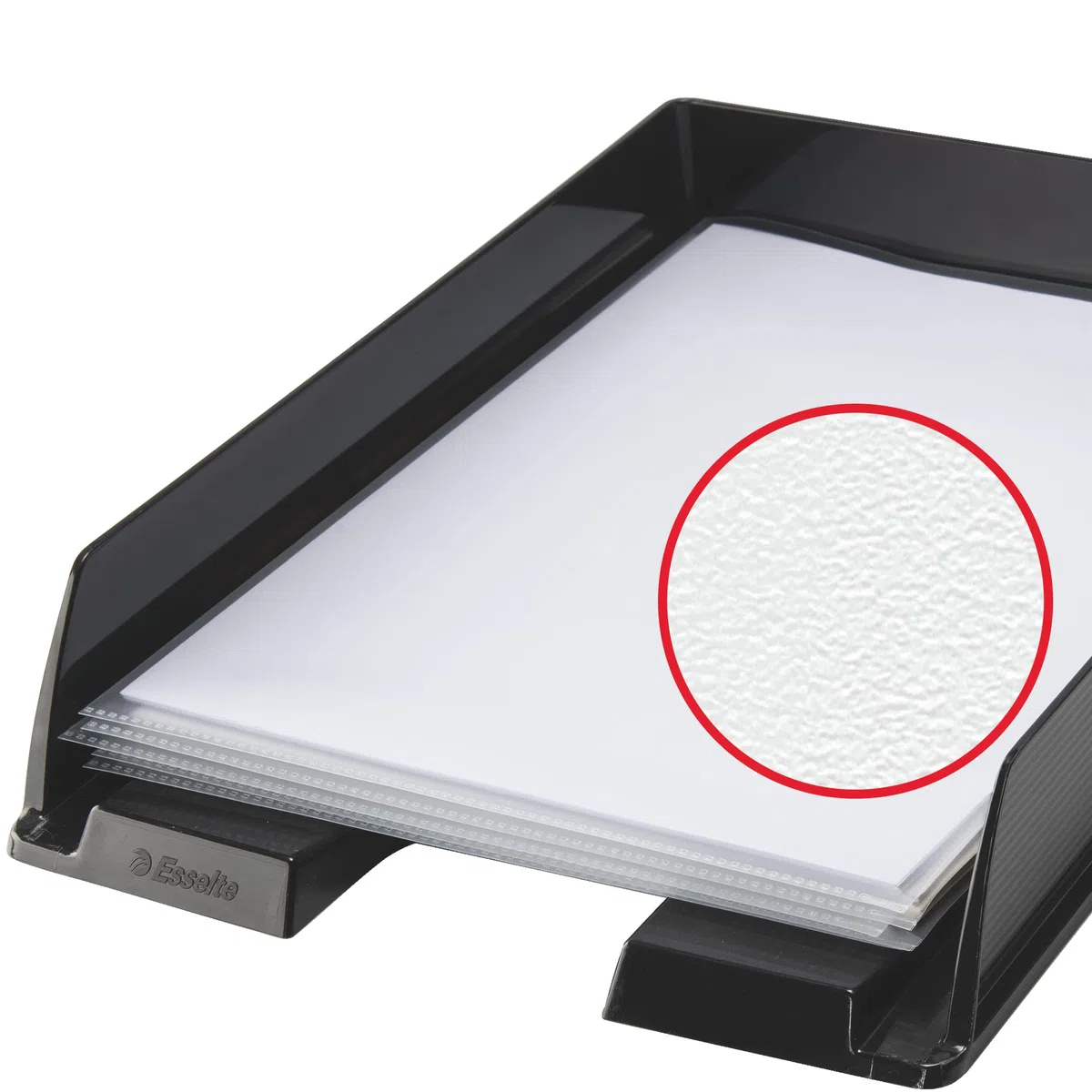Esselte Buste L Deluxe, in PPL Antiriflesso, per Archiviare e Conservare Documenti in Formato A4, Confezione da 100 Buste Blu Trasparenti, 54837