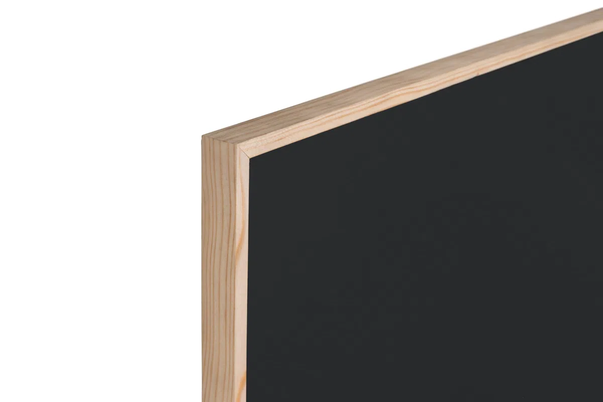 Bi-Office Lavagna New Basic, 88.5 x 58.5 cm, Superficie Non Magnetica, Cornice In Pino Verniciato