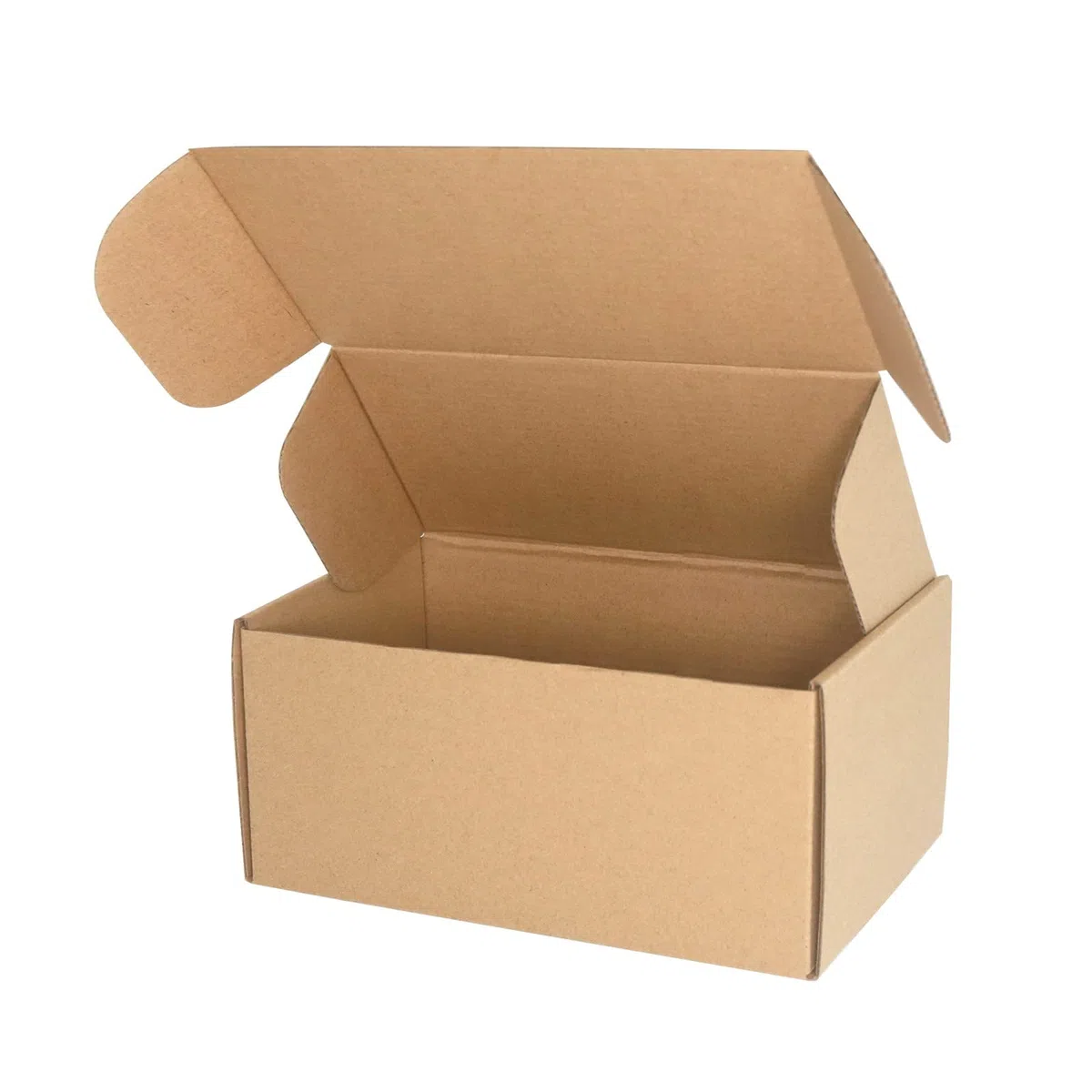 200×103×103mm piccoli pacchi scatole postali scatole di cartone ondulato per la pubblicazione, marrone spedizione scatola per piccole imprese, conservazione o confezione regalo (10 pezzi)