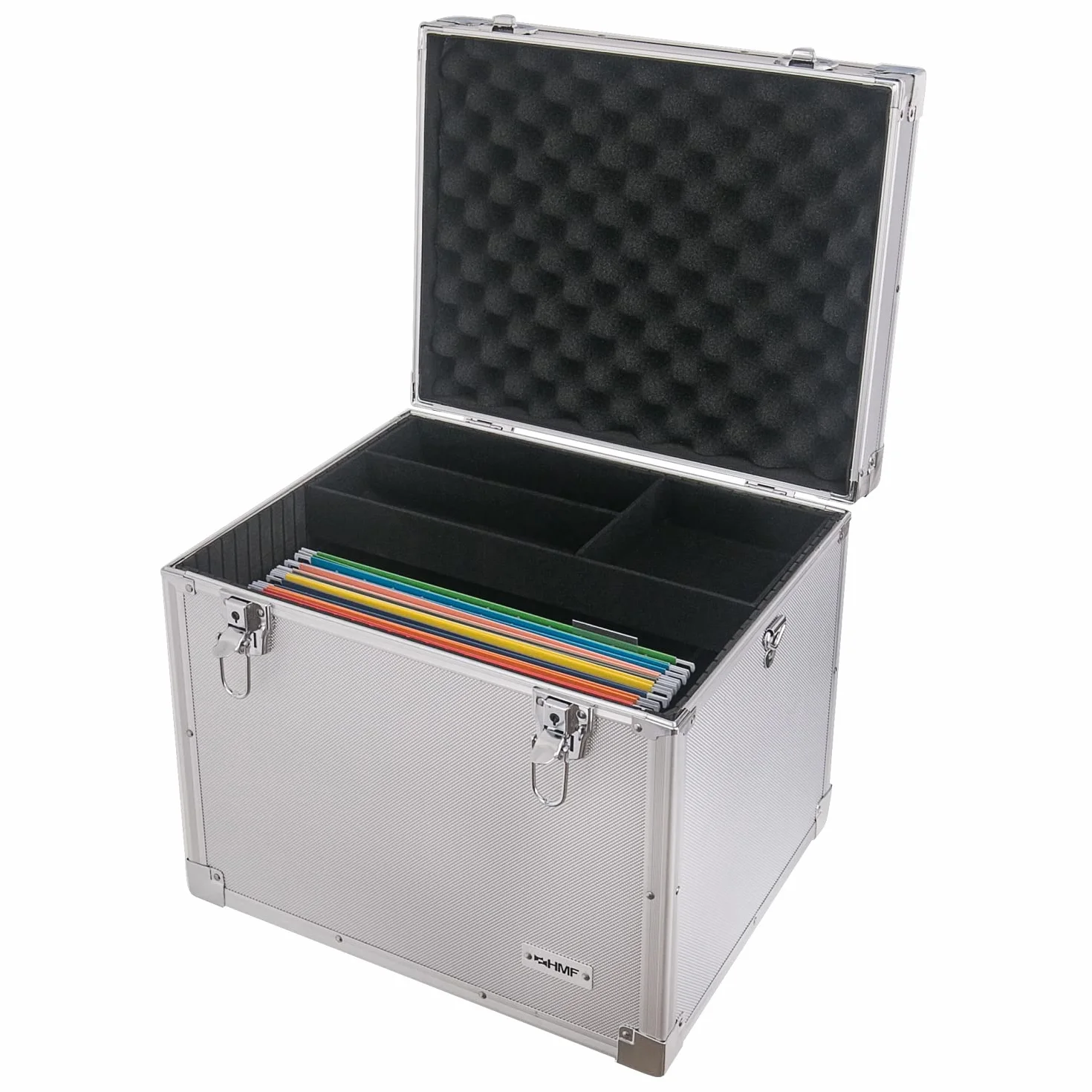 HMF 14812-02 - Cartella sospesa, in alluminio, per cartelle sospese, formato DIN A4, 41 x 33 x 36 cm