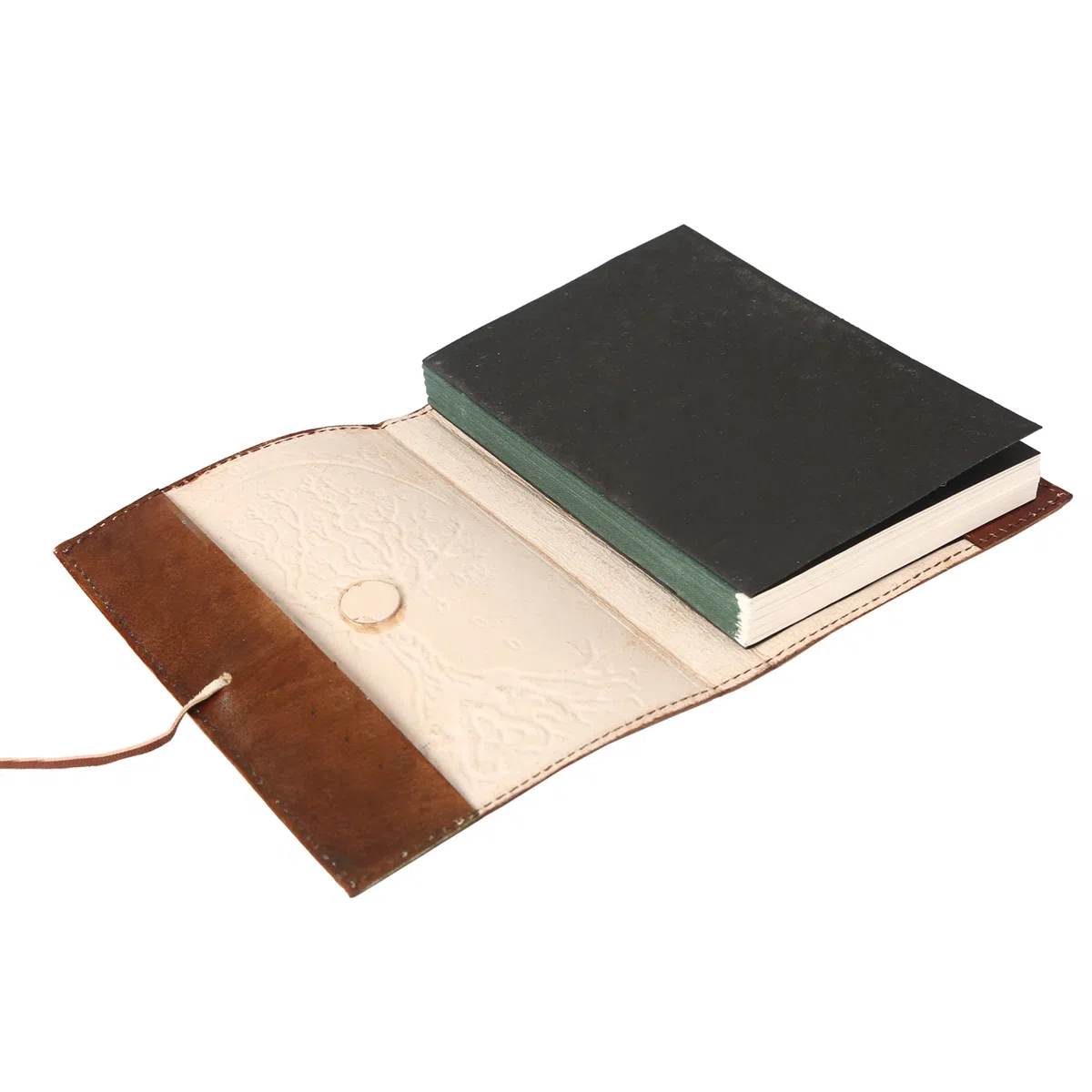 Komal's Passion Leather Diario in pelle, ricaricabile a righe, albero della vita, fatto a mano, da scrittura o taccuino quotidiano rilegato, uomini e donne, ideale come regalo per artisti, schizzi.