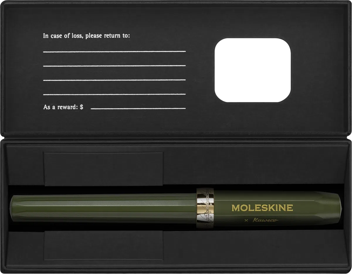 Moleskine x Kaweco Penna, Il Signore degli Anelli, Penna a Sfera in Plastica ABS per Prendere Appunti, Ricaricabile con 1,0 mm di Inchiostro Blu Incluso