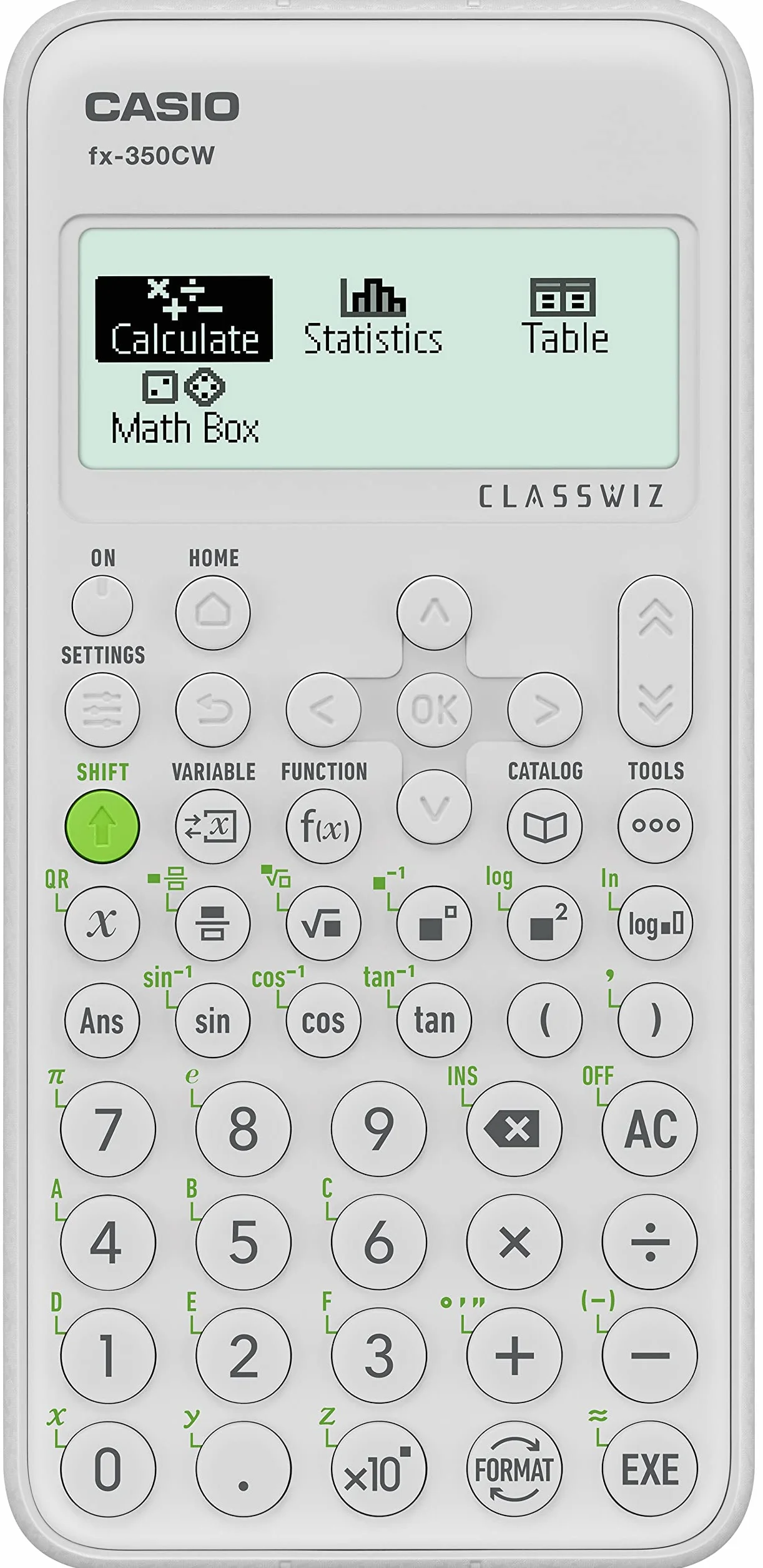 Casio FX-350CW Calcolatrice Scientifica con oltre 290 Funzioni e Display Naturale HD a 4 gradazioni di grigio