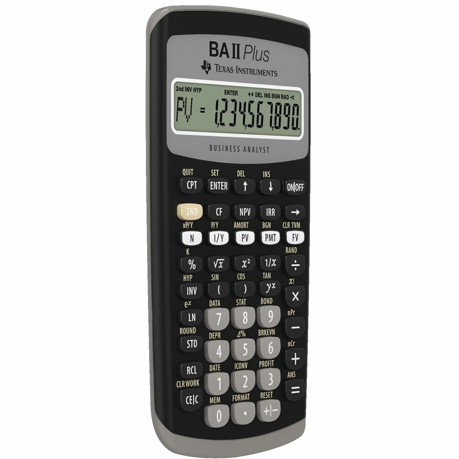 Texas Instruments TI-BA II Plus - Calcolatrice finanziaria VE=1