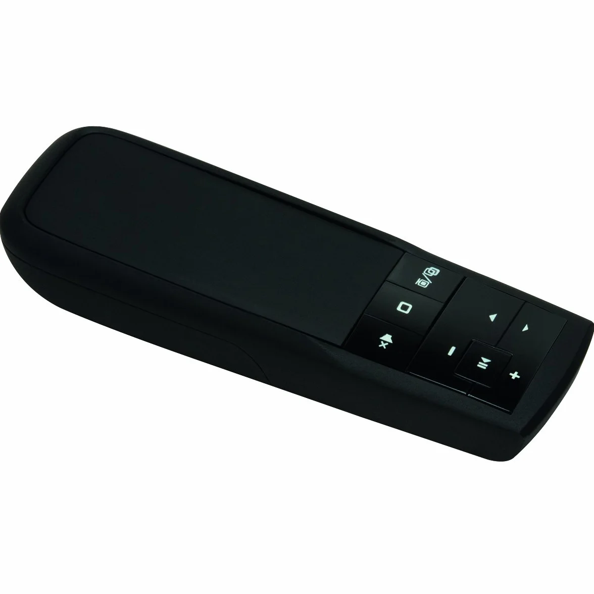 LogiLink Wireless (senza fili) Presenter 2.4 GHz con puntatore laser e tasti funzione (Play/Stop, Volume +/avanti/indietro, ecc.), fino a 15 m, 1 pezzi, nero, id0154