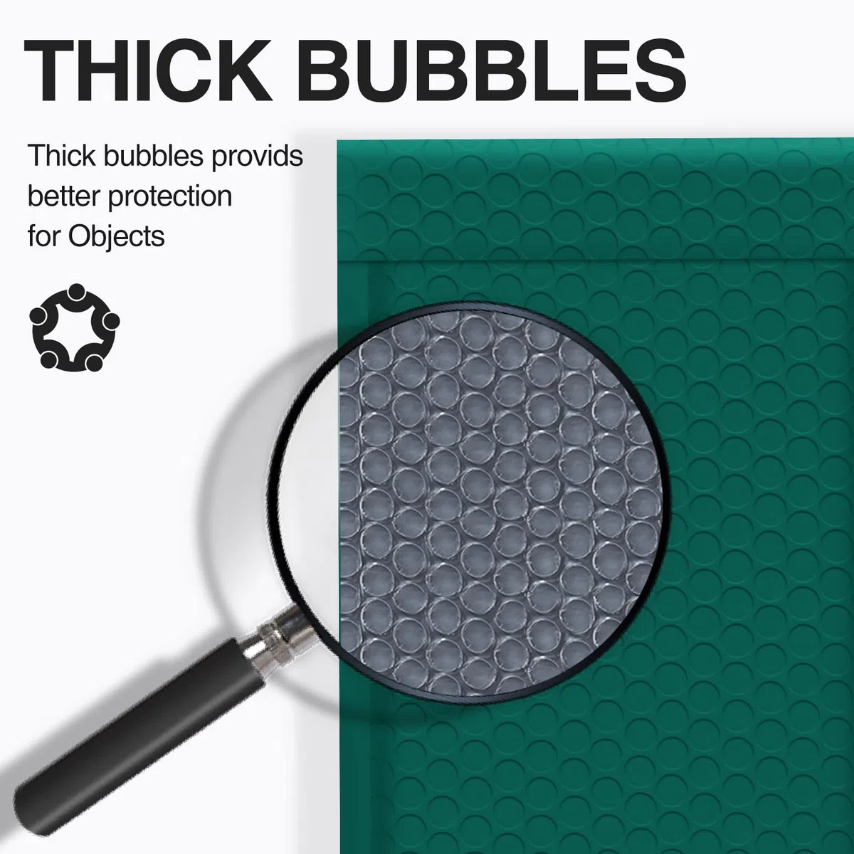 UCGOU Bubble Mailers 4x8 Inch Green 100 Pack Poly Padded Envelopes Small Business Mailing Packages Opaque Self Seal Boutique Shipping Bags Bubble Mailer