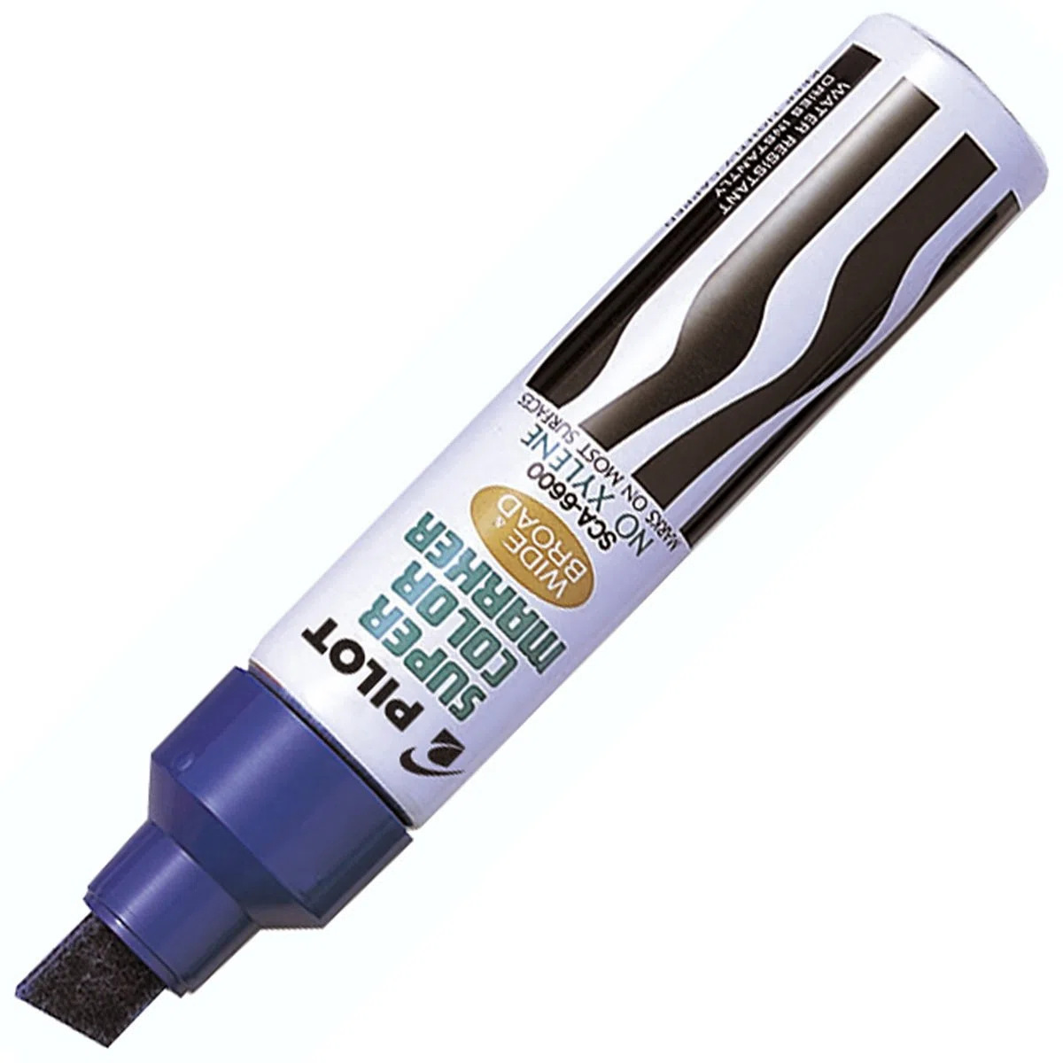Pilot SCA-6600 Super Color, Marcatore ad inchiostro permanente, Blu, un pacco con 12 pezzi