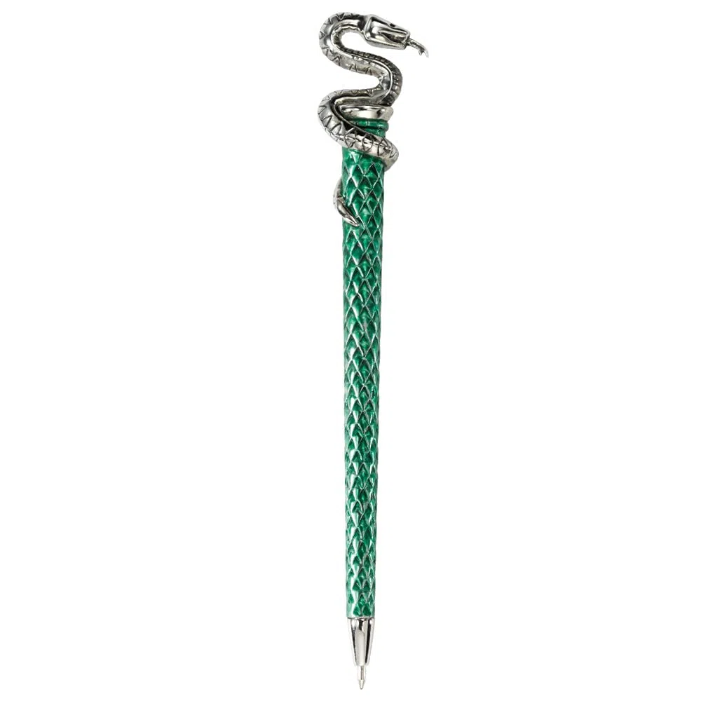 The Noble Collection Penna Serpeverde placcata argento