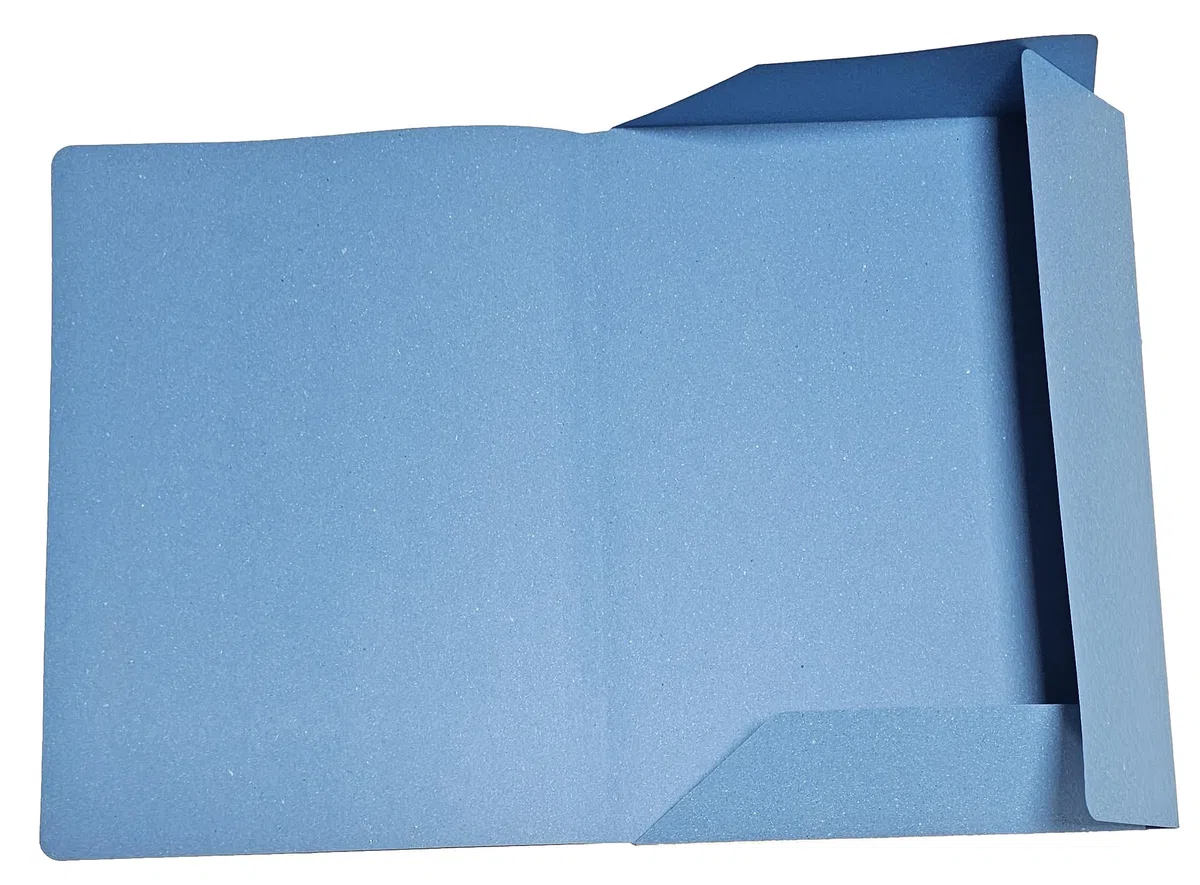 Cartellina Manilla 3 Lembi 200 gr. Azzurro, Conf. 50 pezzi, Dimensioni 330mm x 250 mm Archivio Documenti