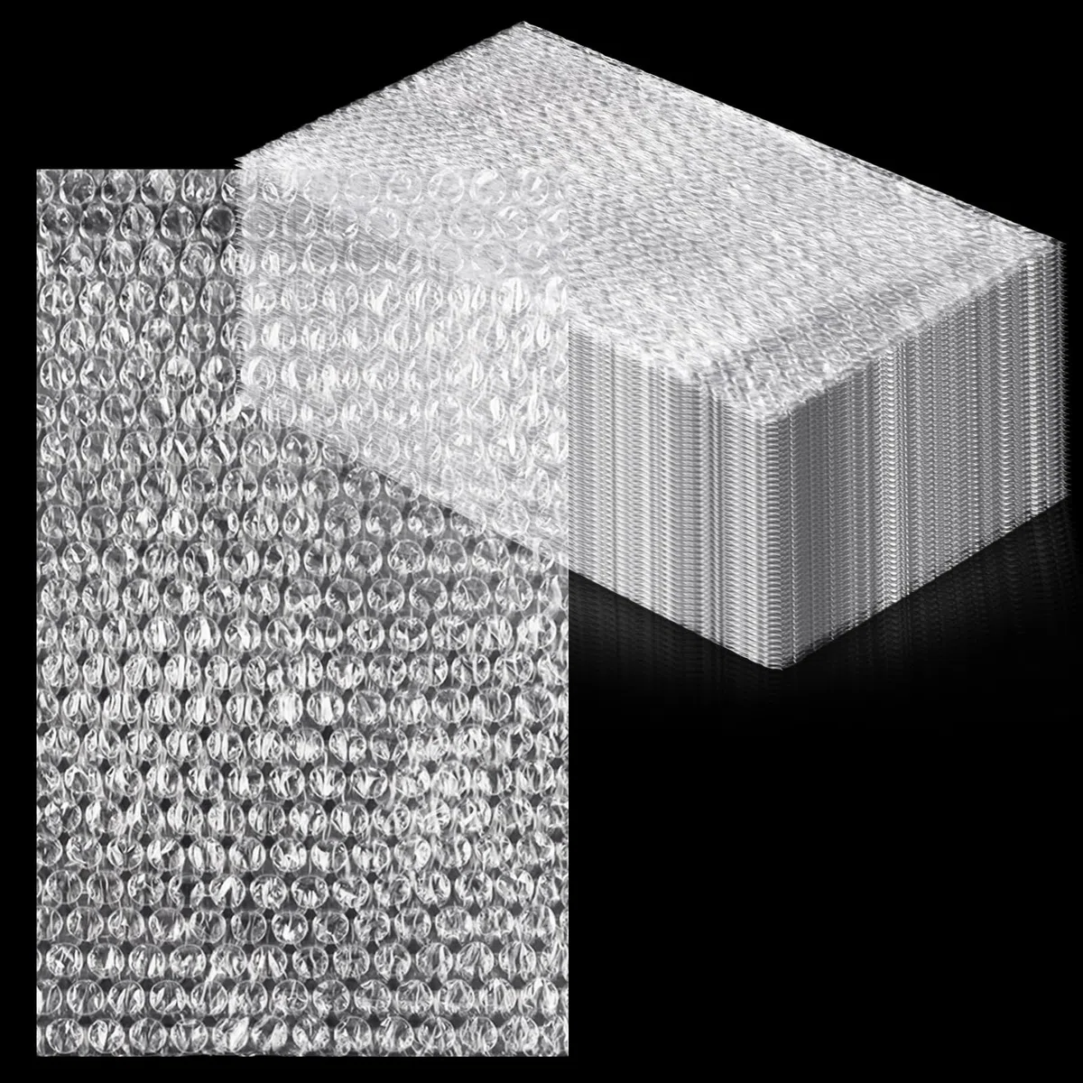 100 sacchetti a bolle d'aria, 15 x 25 cm, trasparenti, per trasloco e spedizione