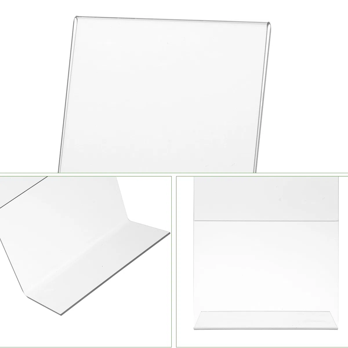 MIVIDE 24 Pezzi Espositori da Tavolo in Plastica A6, 150 x 100 mm Trasparente Espositore per Poster in Acrilico, Supporto da Tavolo A6 per Ristoranti, Menu, Hotel, Caffè
