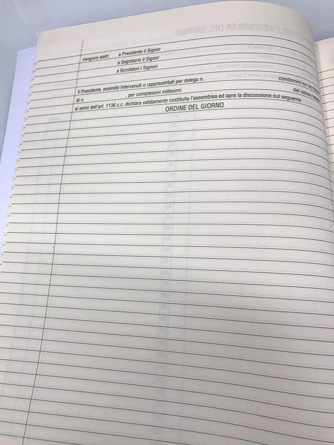 EdiPro Verbali assemblea cond. E2529 100 pag. - Confezione da 5 Verbali