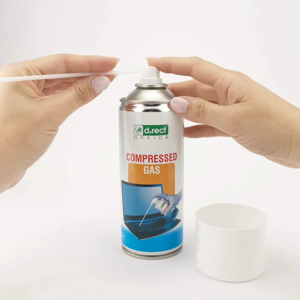 D.RECT Aria Compressa Spray 4x400ml - Purificatore D'aria Compressa, Pulitore per Tastiera, Computer Fotocamera Telefono Cellulare - Pulizia PC Inodore, Pulitore per Computer e Tastiera