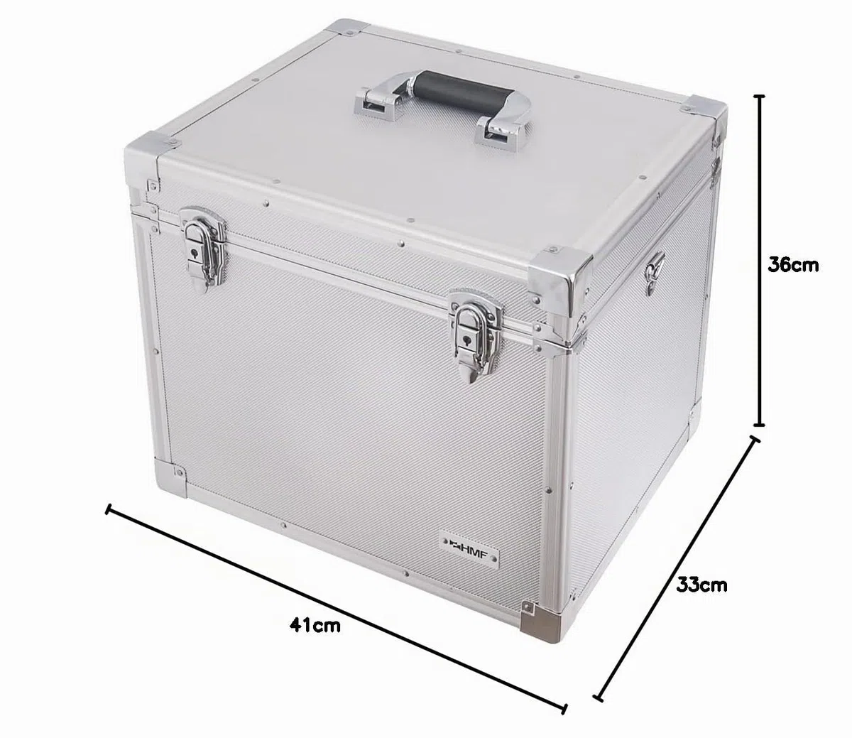 HMF 14812-02 - Cartella sospesa, in alluminio, per cartelle sospese, formato DIN A4, 41 x 33 x 36 cm