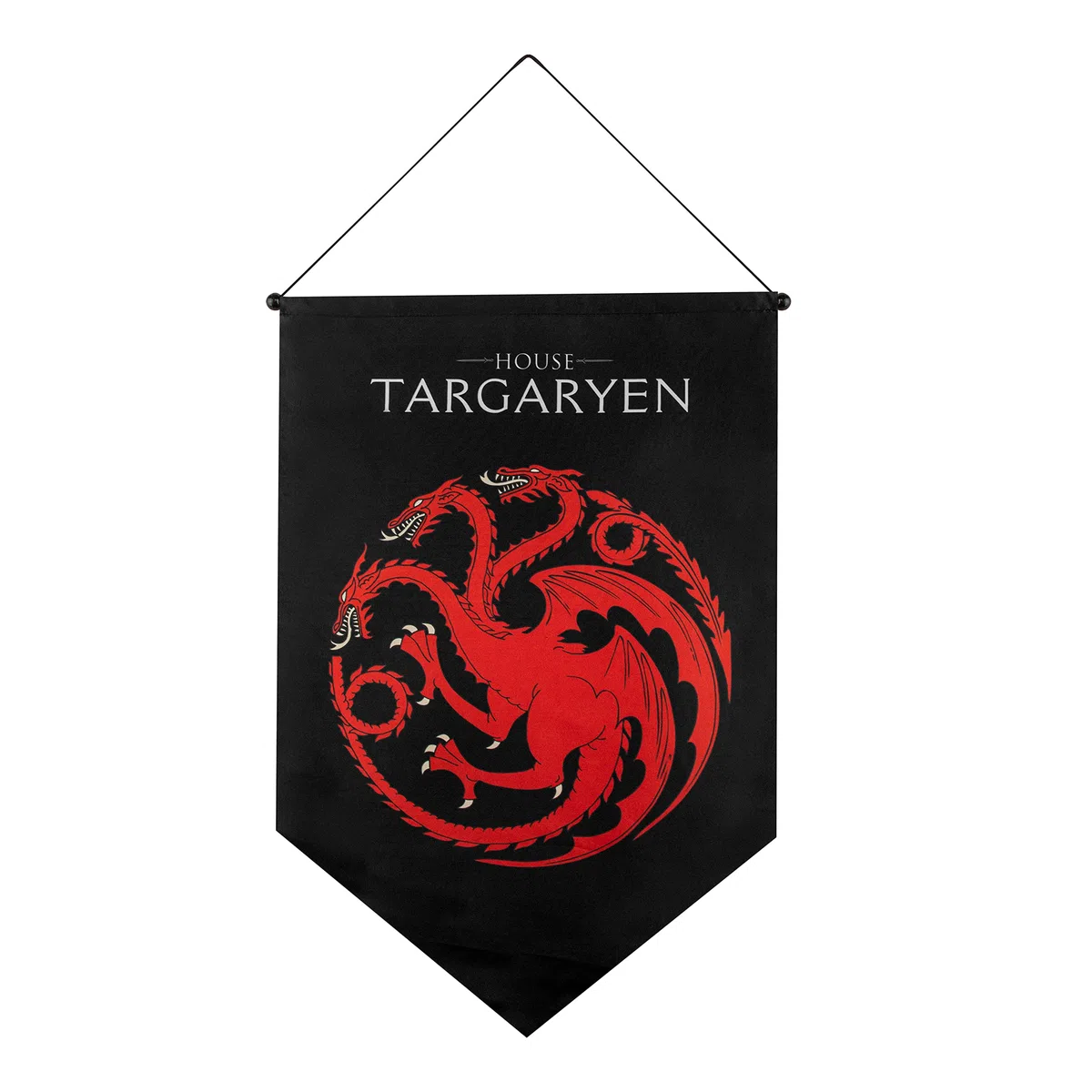 Cinereplicas Game of Thrones - Targaryen banderola da tavolo 100 * 55cm - Licencia Oficial