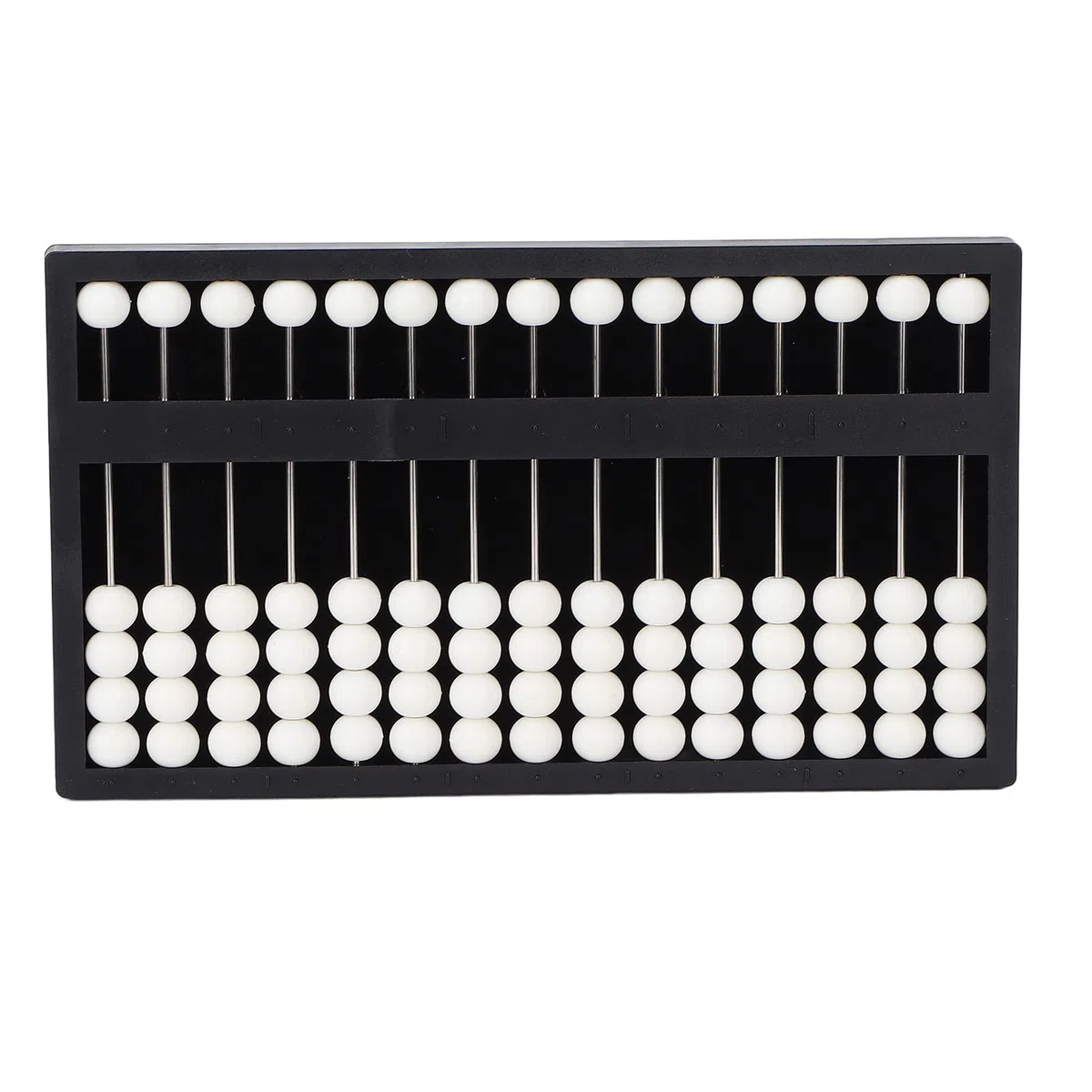Septpenta Abaco per Non Vedenti, 6,3 X 3,5 X 0,4 Pollici Abaco a 15 Colonne per Non Vedenti, Design con Angoli Arrotondati, Ideale per Insegnare a Bambini e Adulti a Calcolare Rapidamente
