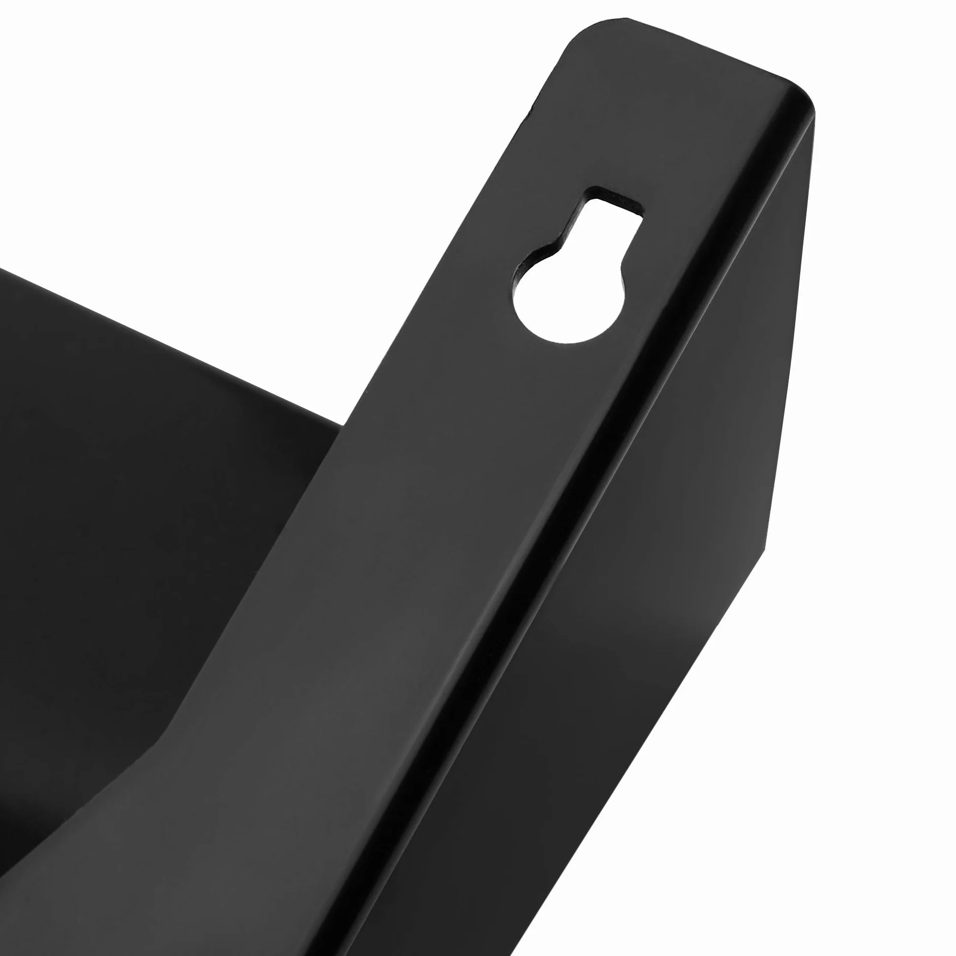 Amazon Basics Organizer a 3 ripiani da muro, conf. da 3, Formato per fogli A4, misure 33 x 38 cm, Nero
