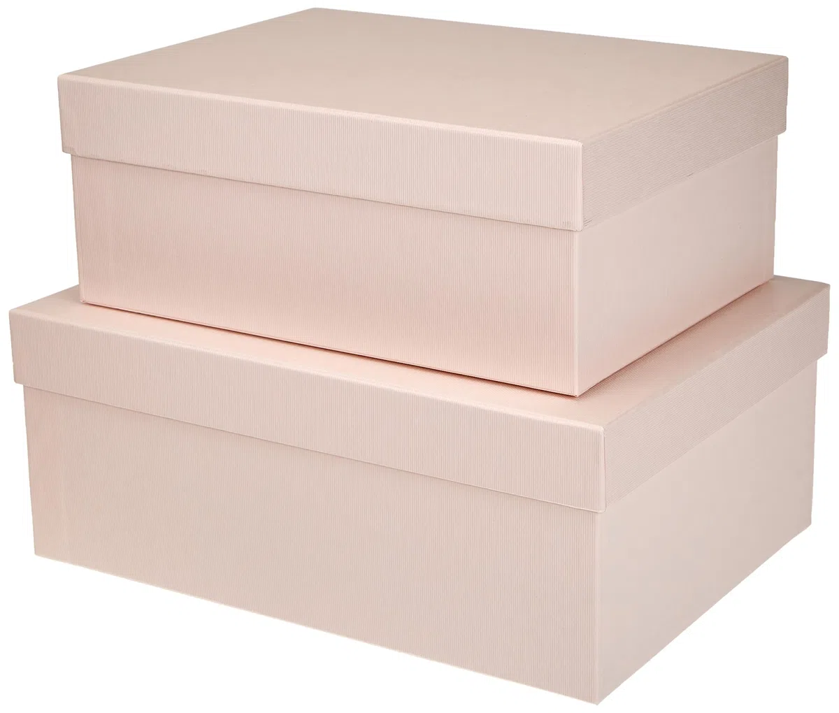 Rössler 13491453580 - Scatole di cartone S.O.H.O. Boxline da 2 pezzi, rettangolari, colore: Powder