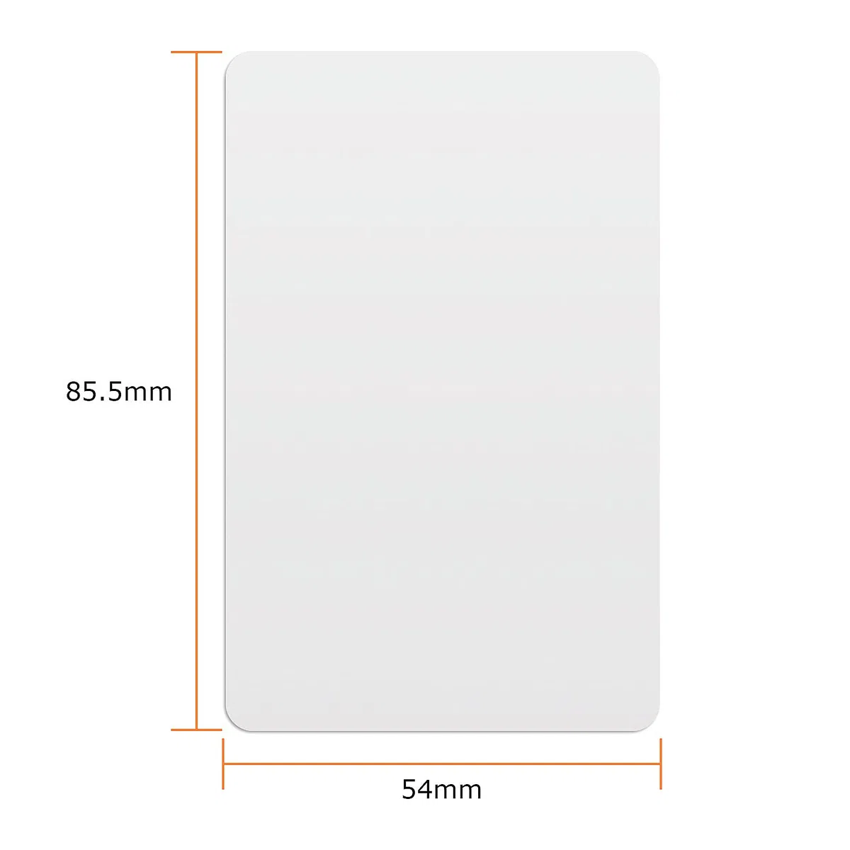 200 cartoncini in PVC bianchi bianchi, CR80, in plastica, compatibili con stampanti per carte d'identità, 30 mil, 760 micron