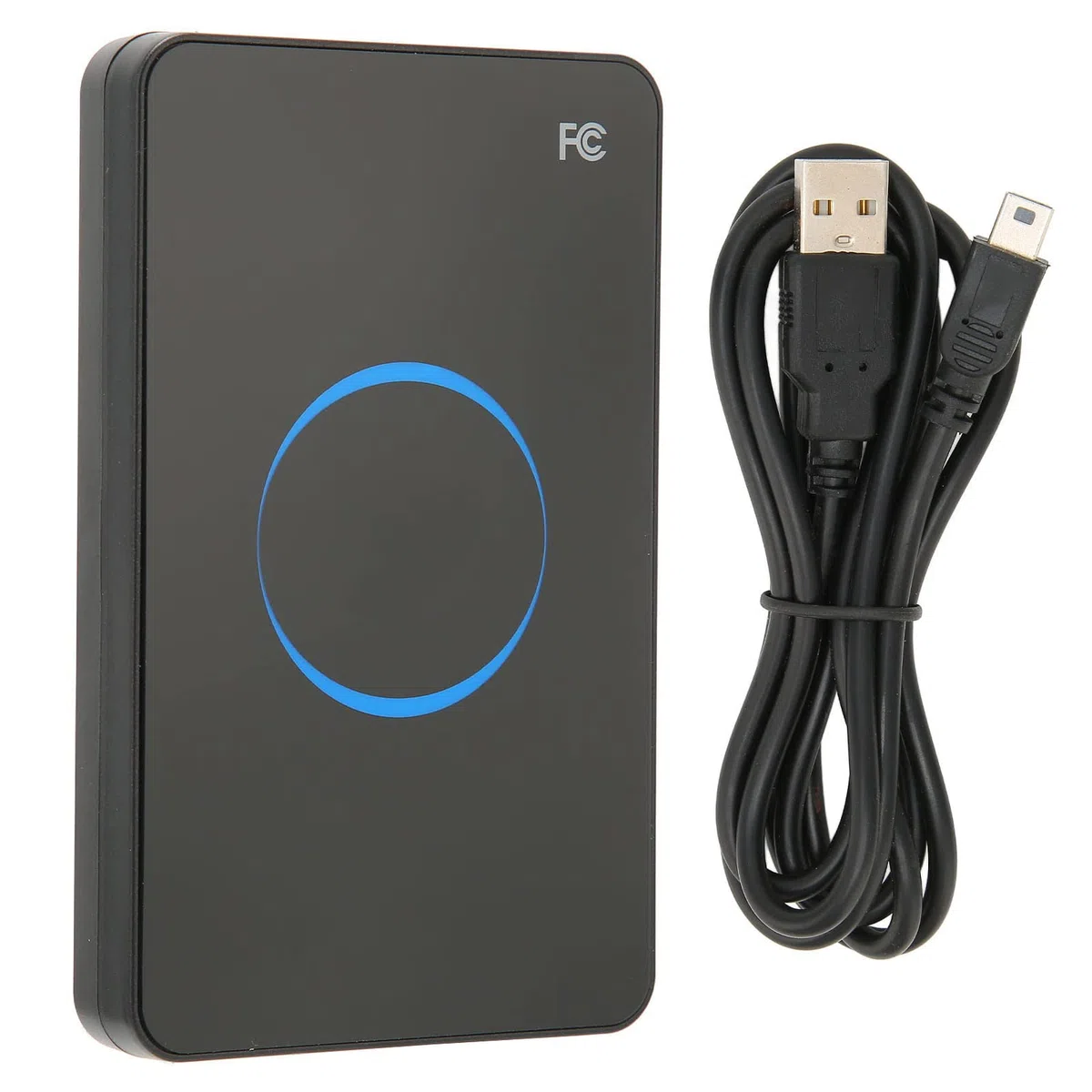 Lettore NFC Lettore di Badge USB Lettore di Carte d'identità R80D 125Khz Plug And Play Lettore di Carte d'identità con Interfaccia USB con Indicatore Luminoso/cicalino