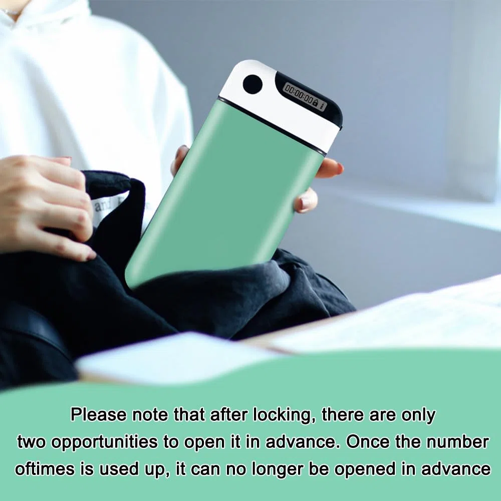 Scatola di blocco del telefono con timer, scatola di blocco temporizzata di autocontrollo con timer, scatola di blocco della prigione del telefono per iPhone/Android, scatole di blocco del
