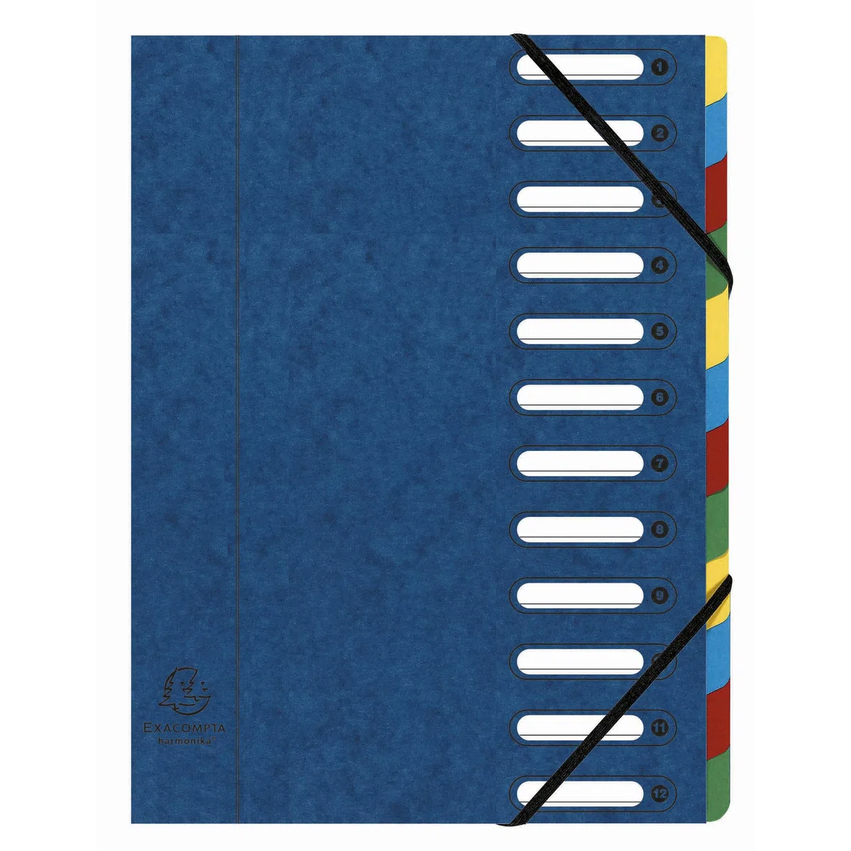 Exacompta 5312E Classificatori a Soffietto, Interno, 24x32 cm, Multicolore