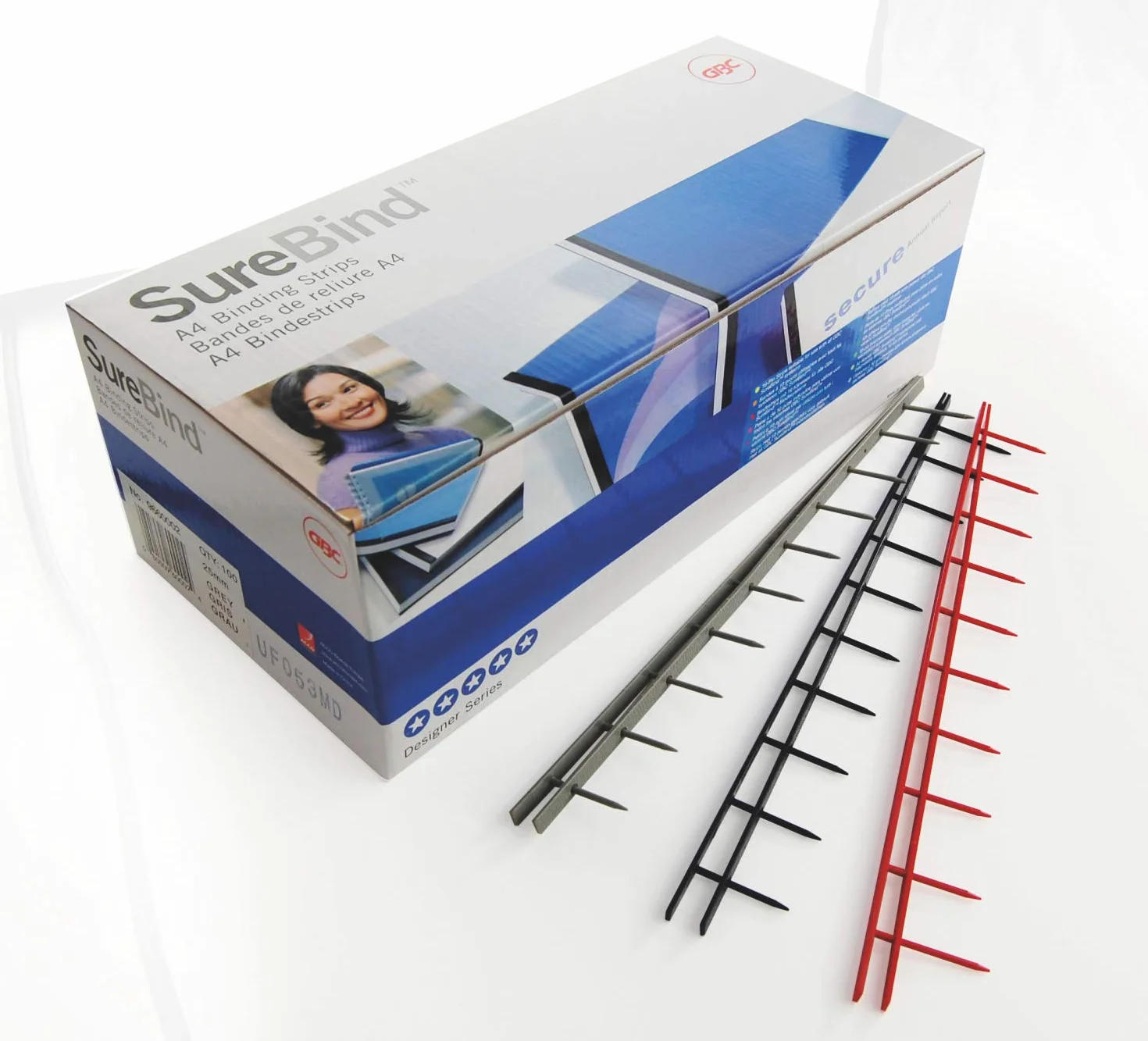 GBC Pettini Surebind 25mm 100pz - Bianco - 1132840