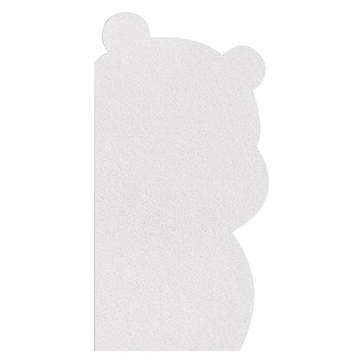 Bacheca in feltro per parete, bacheca in feltro - Scheda di visualizzazione di immagini di piastrelle da parete in feltro a forma di orso - Pannello pubblicitario a parete con supporto per foto