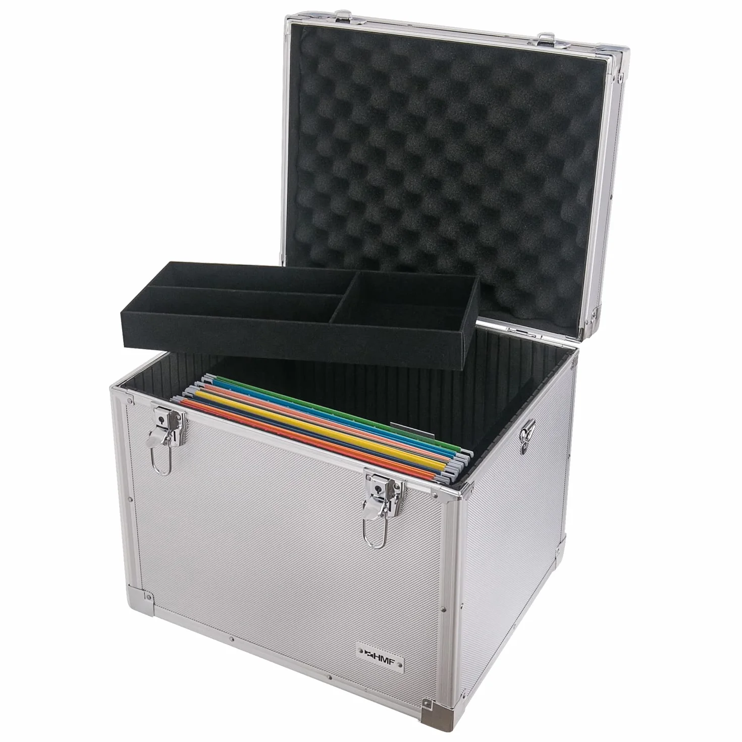 HMF 14812-02 - Cartella sospesa, in alluminio, per cartelle sospese, formato DIN A4, 41 x 33 x 36 cm