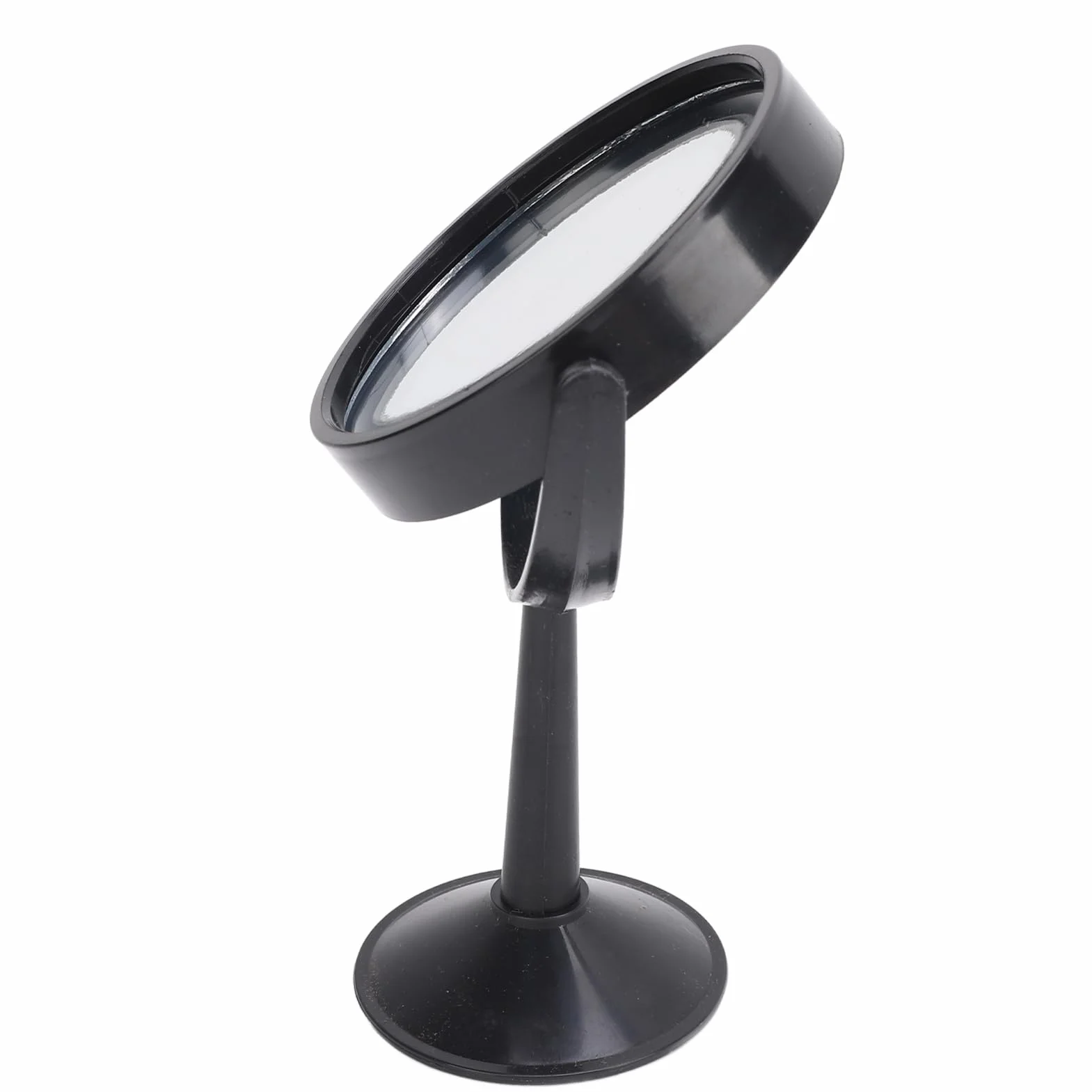 Specchio concavo, specchio concavo rotondo 10,2 cm con base, vista regolabile a 360 gradi, strumento sperimentale ottico per insegnare fisica dello spettro luminoso