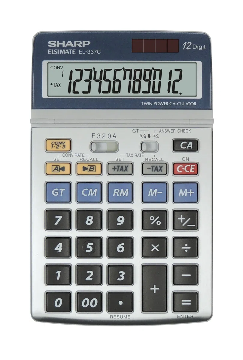 Sharp EL-337C Desktop Calculator