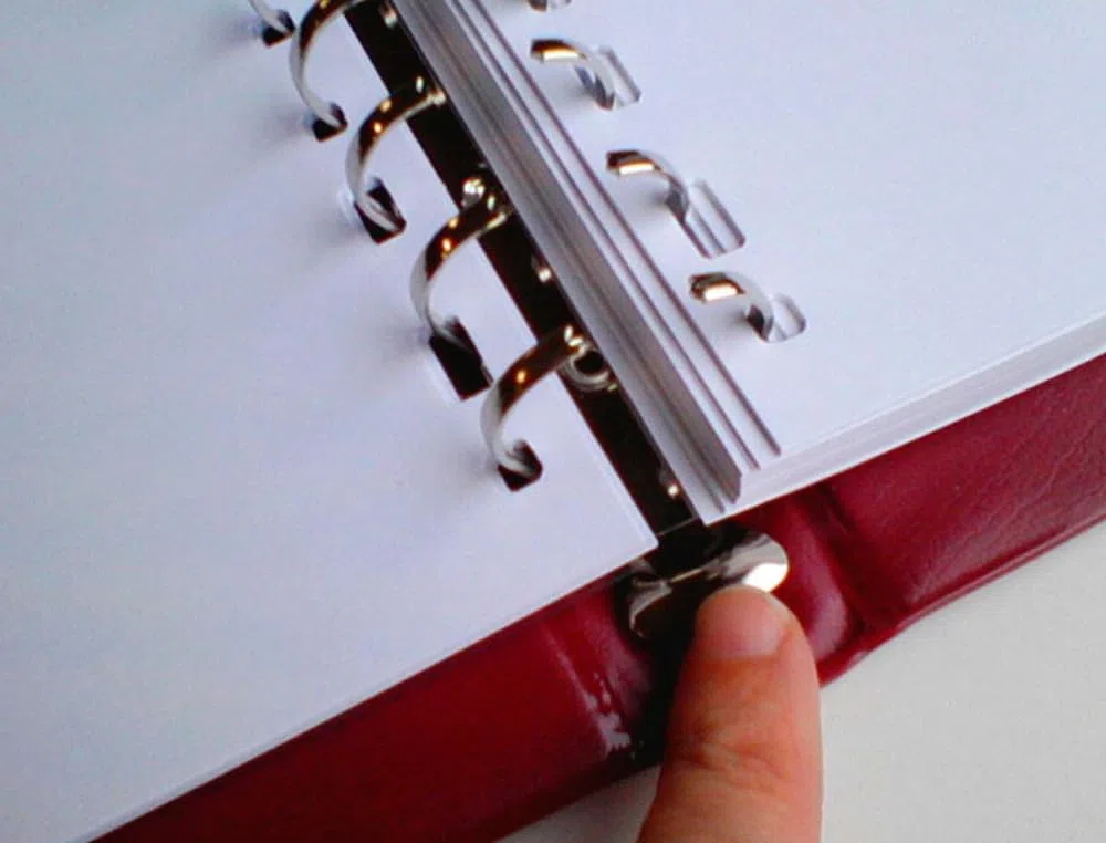 LIDERCARTA LIBRO DIN A4 ATTE 30 ANELLI CON 100 FOGLIE MOBILI FOLIATE