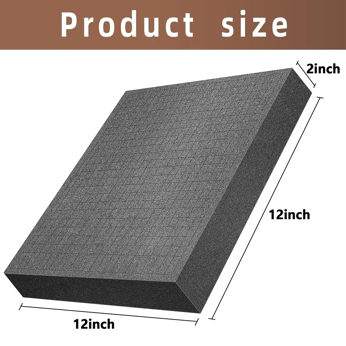 DECOHS 4 pezzi Pick and Pluck Foam- 30,5 x 30,5 x 5,1 cm Pick Apart Foam - Pluck Pre Cube foglio di schiuma con fondo uso per scatole giochi da tavolo cassetti