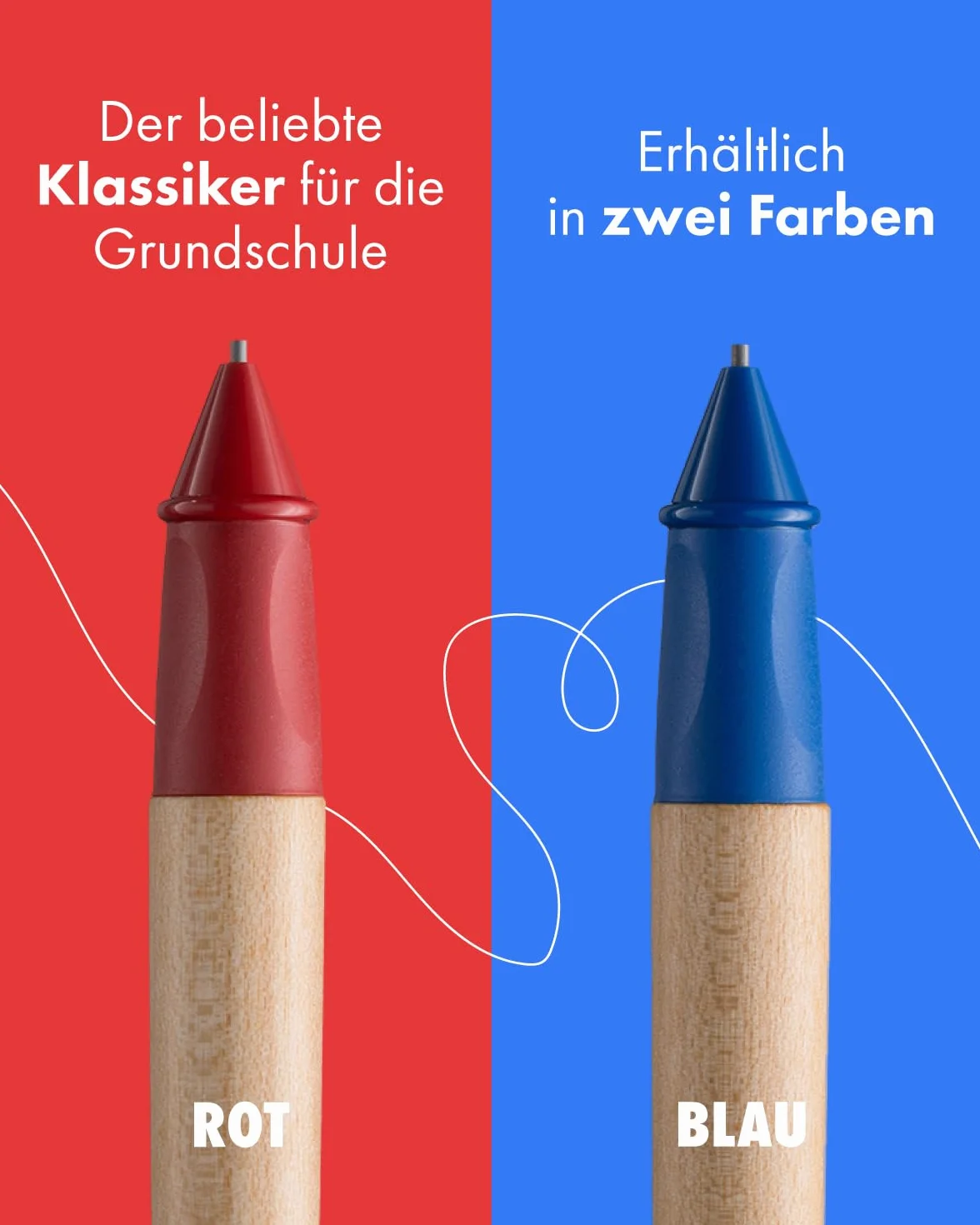 Lamy abc - Set per imparare a scrivere, in confezione regalo, 1 penna stilografica per bambini con penna per principianti e 1 matita, impugnatura antiscivolo, cappuccio e cubo in plastica