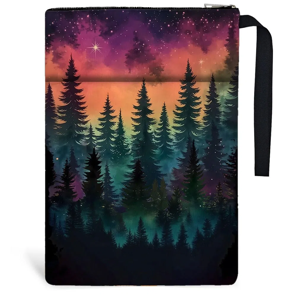 1 custodia per libri con cerniera, 34 x 24 cm, copertina per libri in brossura, per studenti, insegnanti e per il rientro a scuola