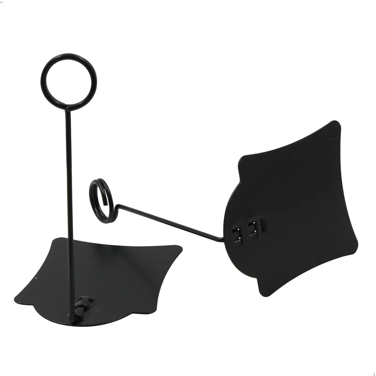 Porta Mollette Memo Clip Portaetichette - Nero Cartellini Prezzi Per Dei Numeri Tavola Del Pane Supermercato Espositori Verticali Prodotti Adatte Portabiglietti Portadocumenti Ufficio 10 Pezzi