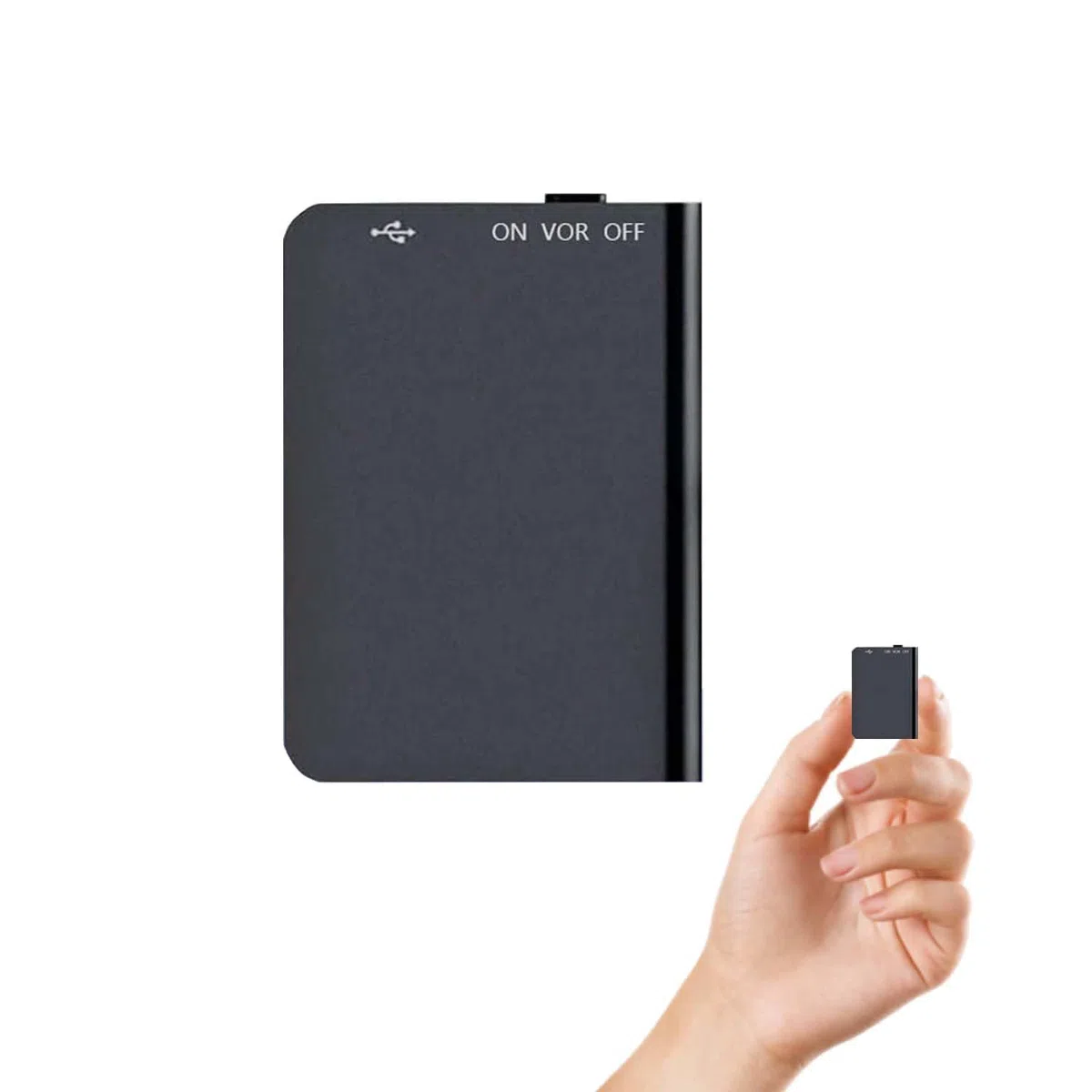 Mini registratore vocale da 16 GB con attivazione vocale USB ricaricabile per riunioni interviste